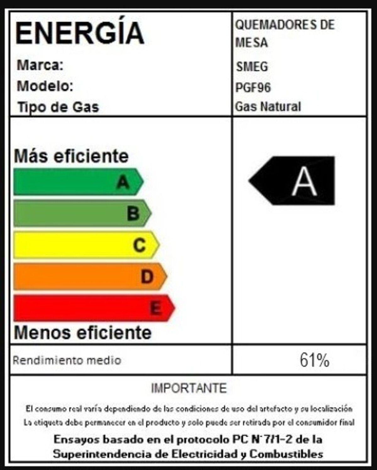 Encimera Smeg Gas Estetica Clasica 90 cm-7