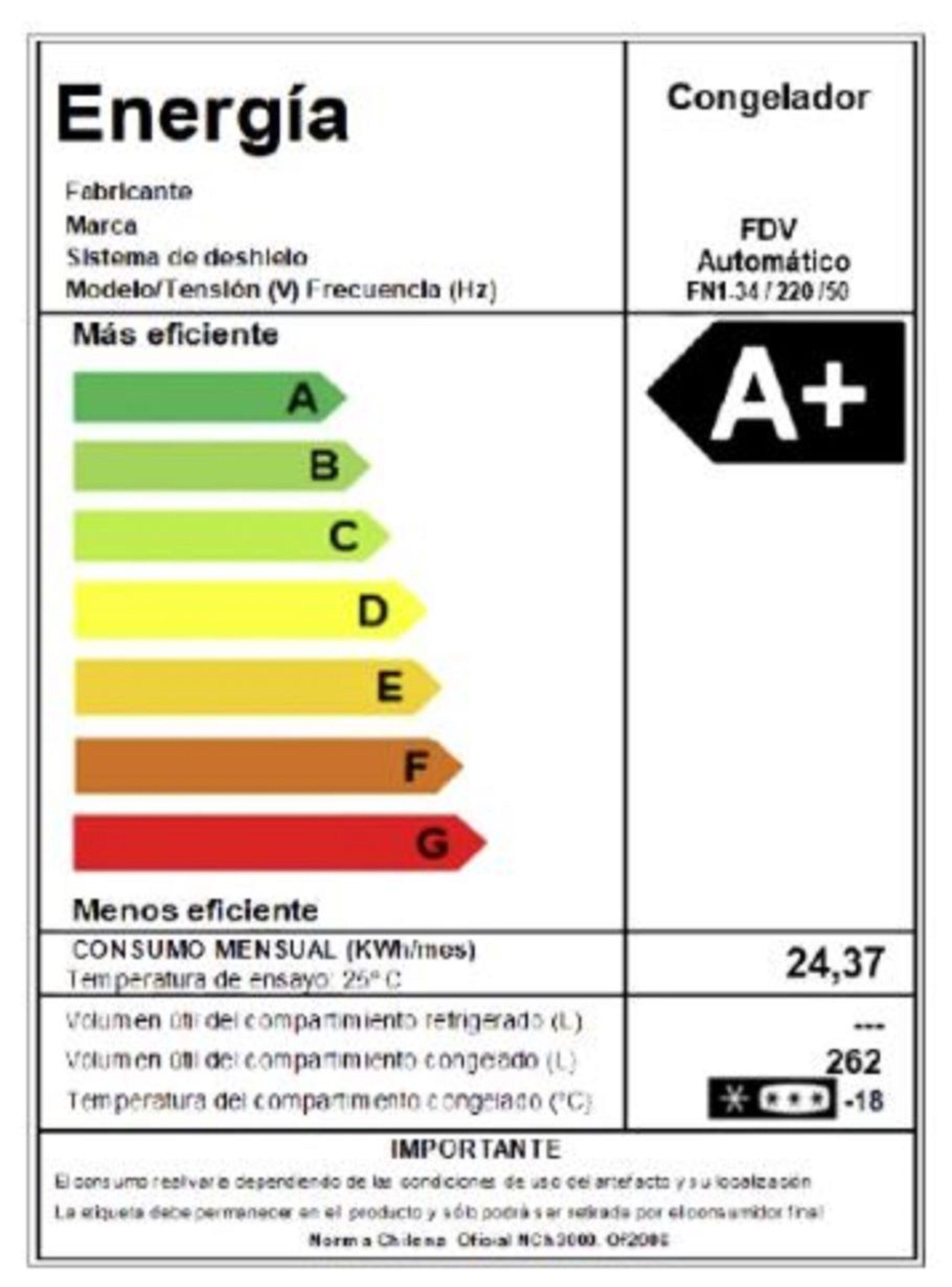 Freezer Fdv Deluxe Prestige Chef 262 Lts-3