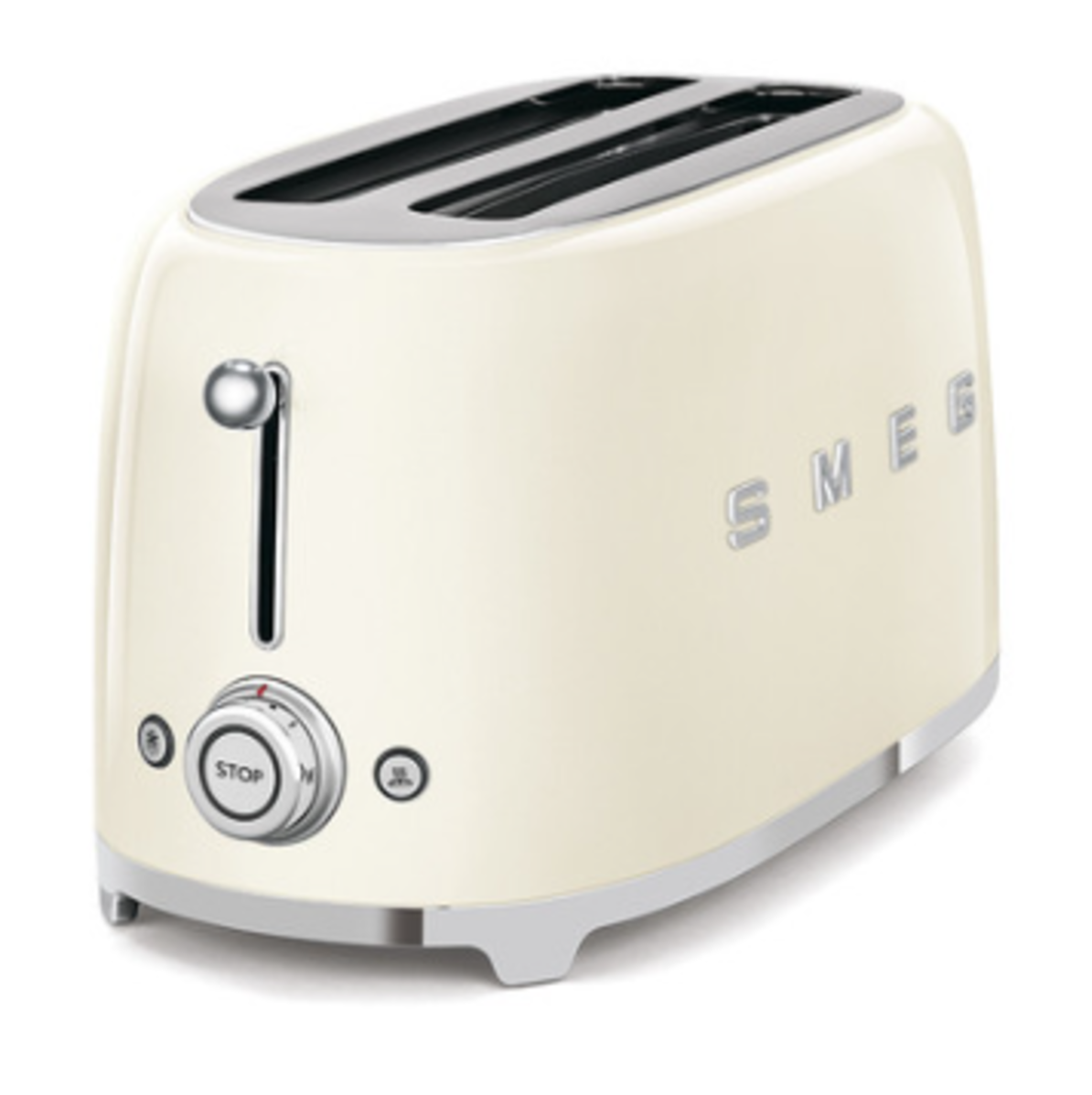 Tostador Smeg 4 panes Crema modelo TSF02CREU-0
