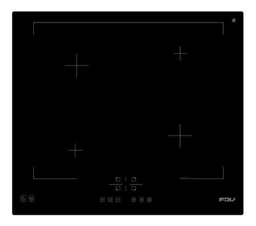 Encimera Fdv Deluxe Inducción 4 Focos Black-1