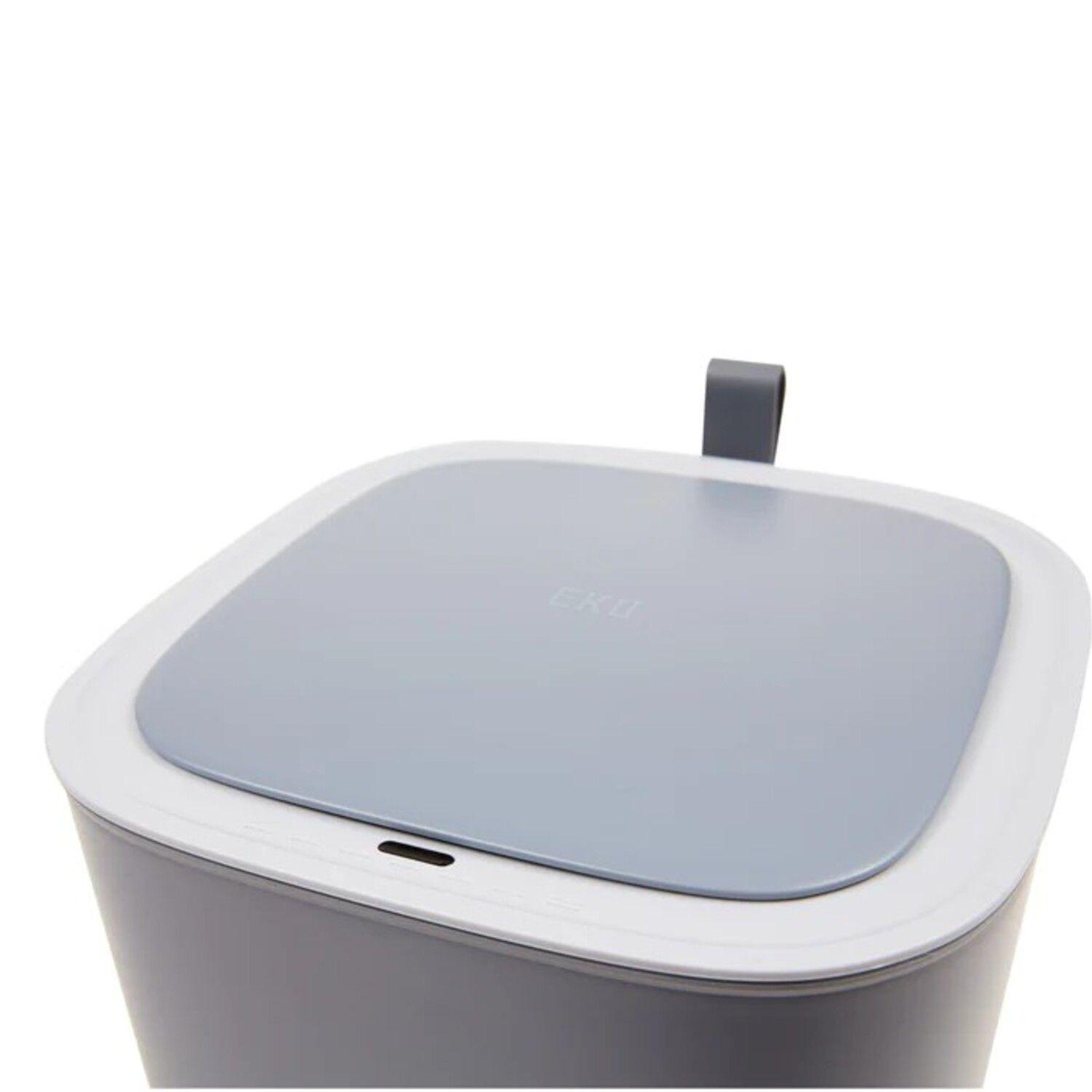 Basurero Eko Moran gris con sensor 12L-1