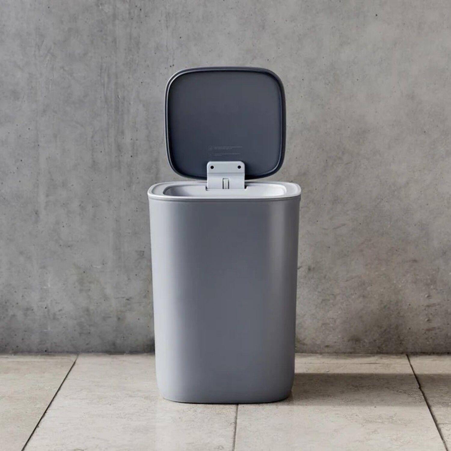 Basurero Eko Moran gris con sensor 12L-2