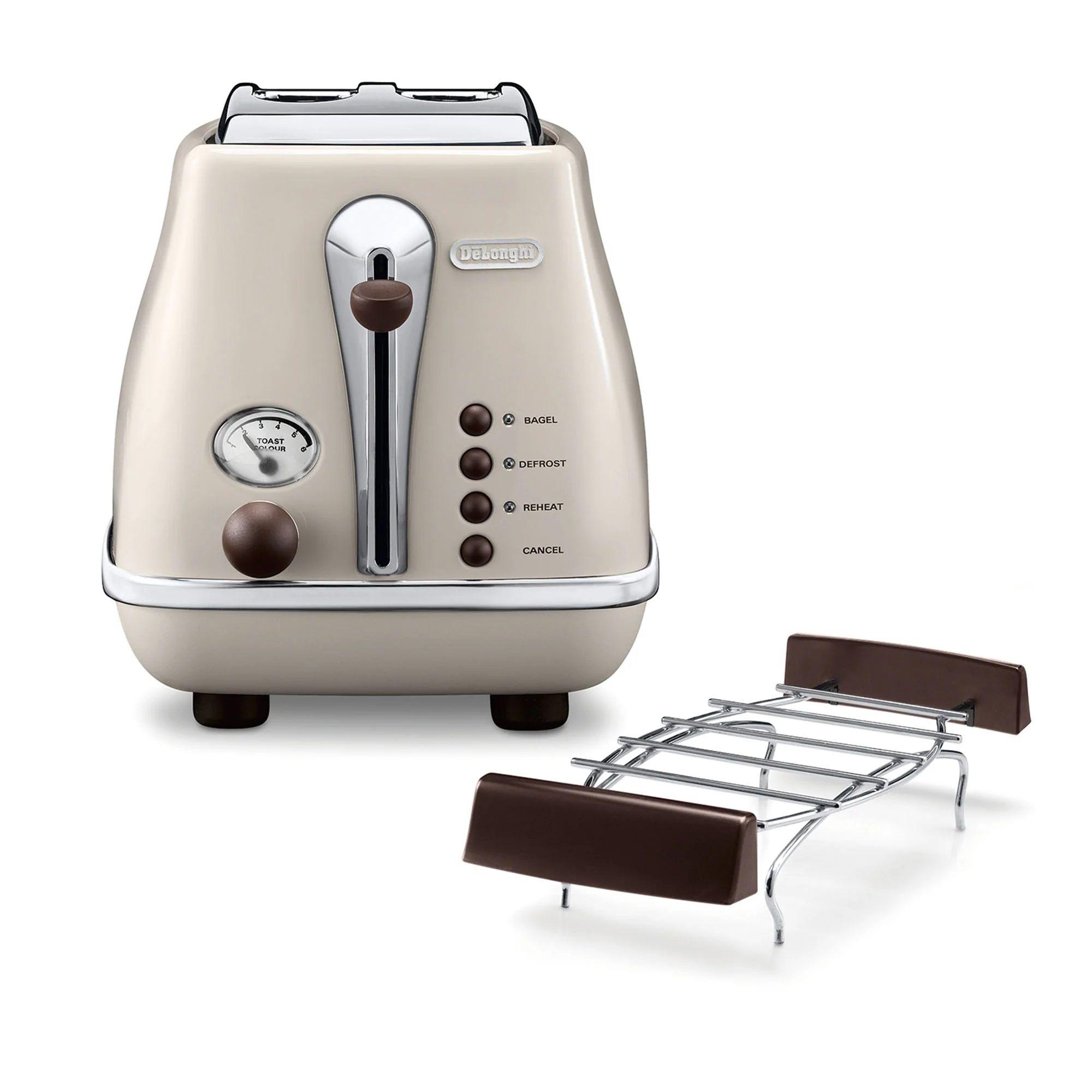 Tostador De Longhi Icona Vintage Beige CTOV2103BG-2