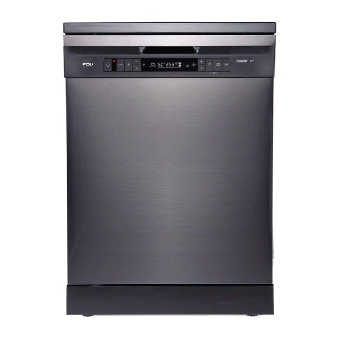 Lavavajillas Free Standing Fdv Prestige 14 Cubiertos Negro-0