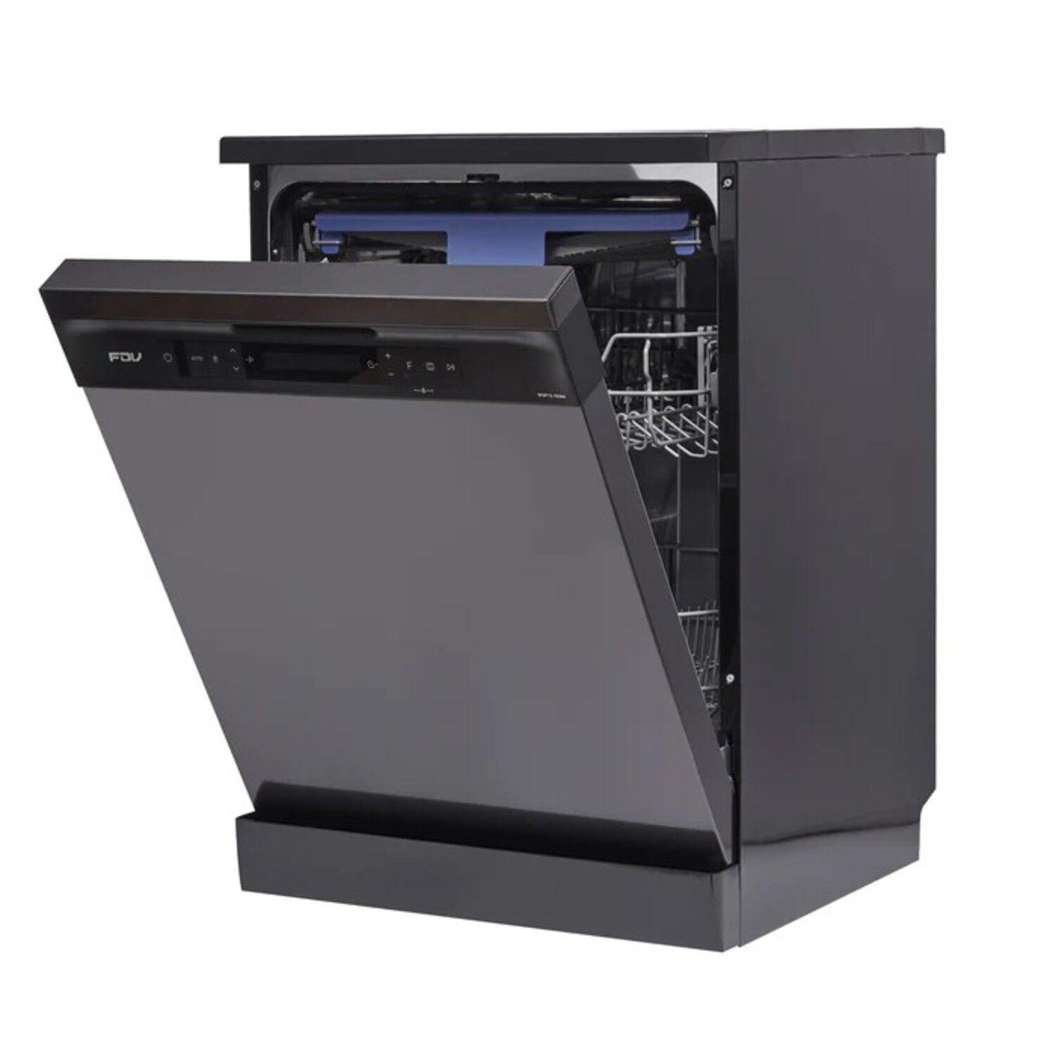 Lavavajillas Free Standing Fdv Prestige 14 Cubiertos Negro-1