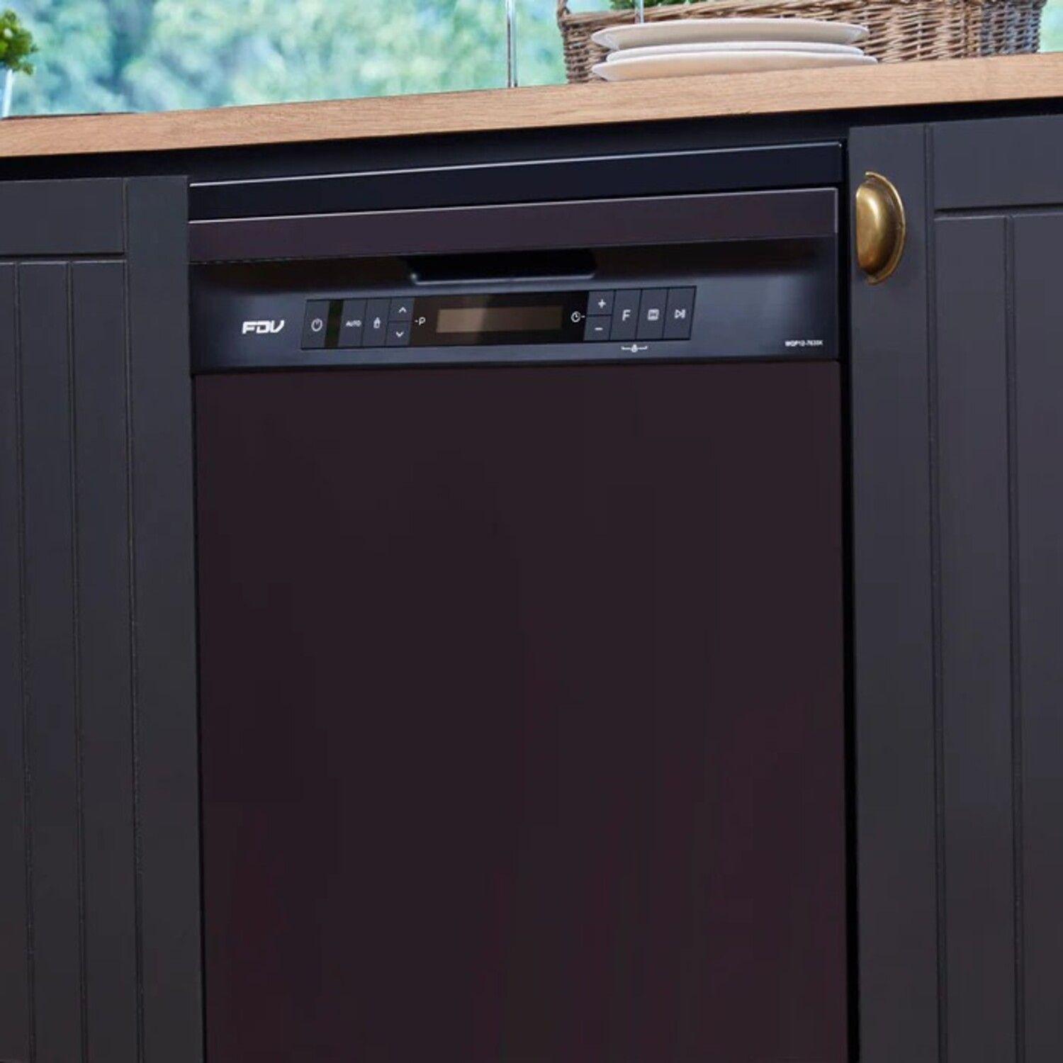 Lavavajillas Free Standing Fdv Prestige 14 Cubiertos Negro-4