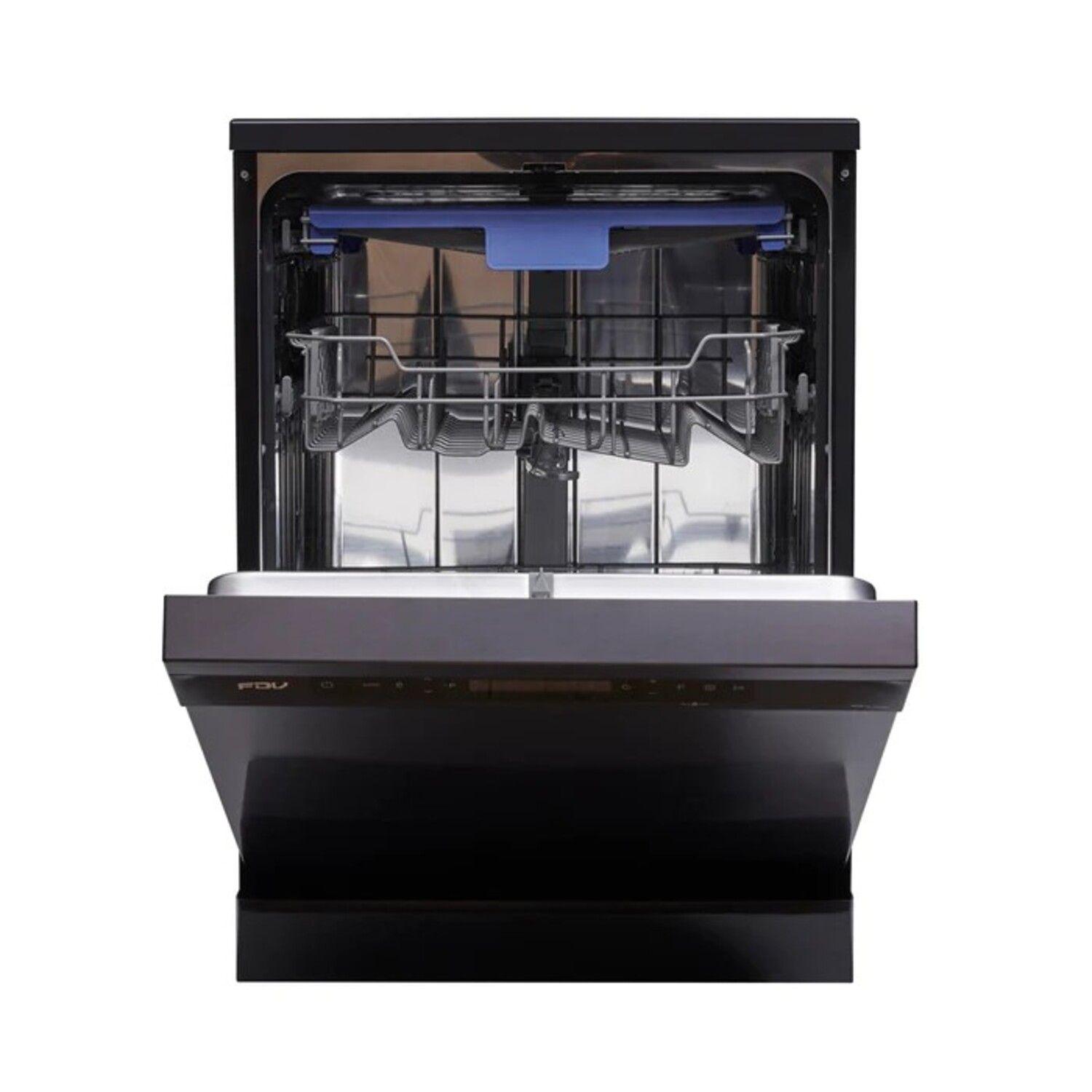 Lavavajillas Free Standing Fdv Prestige 14 Cubiertos Negro-4