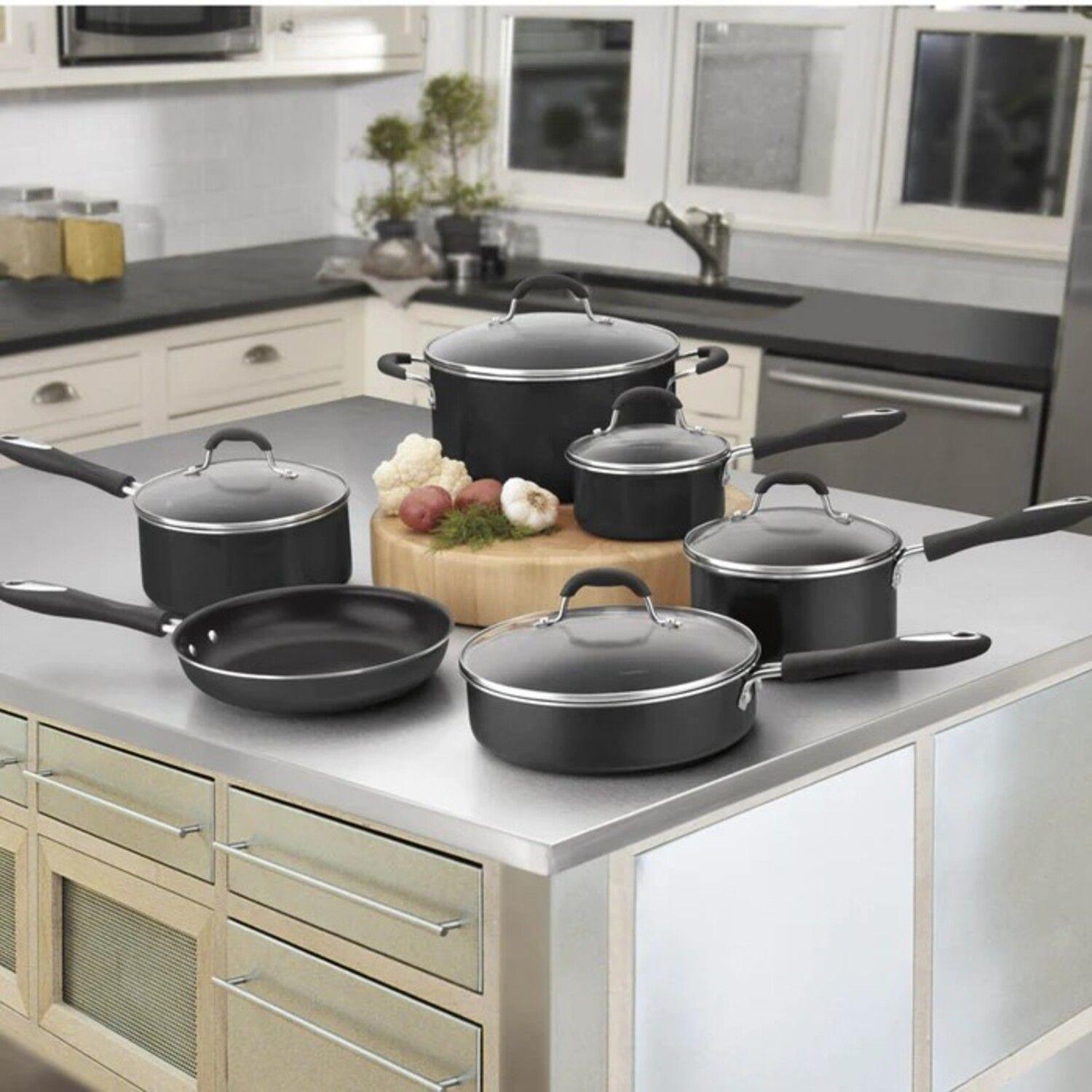 Bateria Cuisinart Advantage 11P Negra - 55-11BKCLES-1