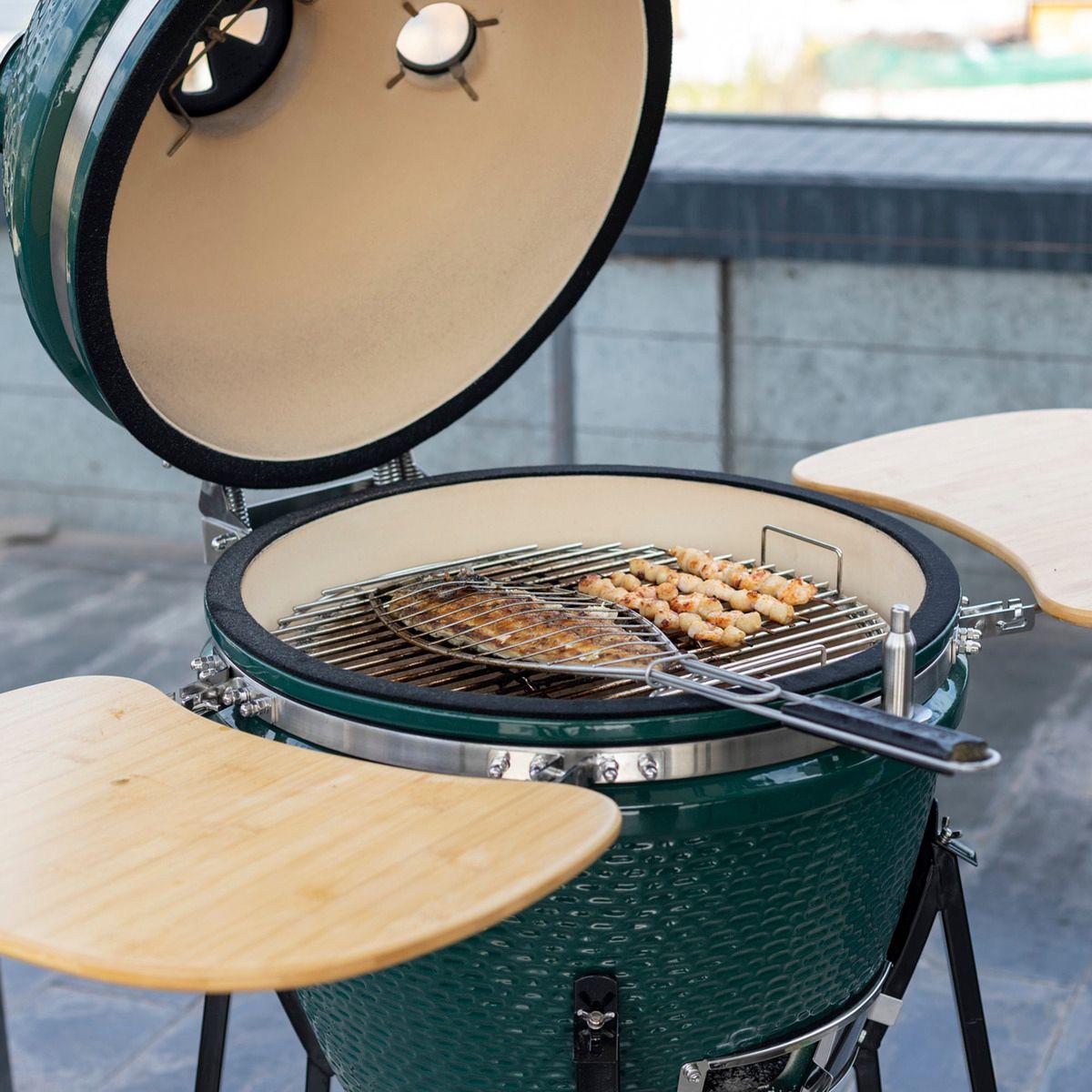 Parrilla Kamado FDV Tokio Green 22"-4