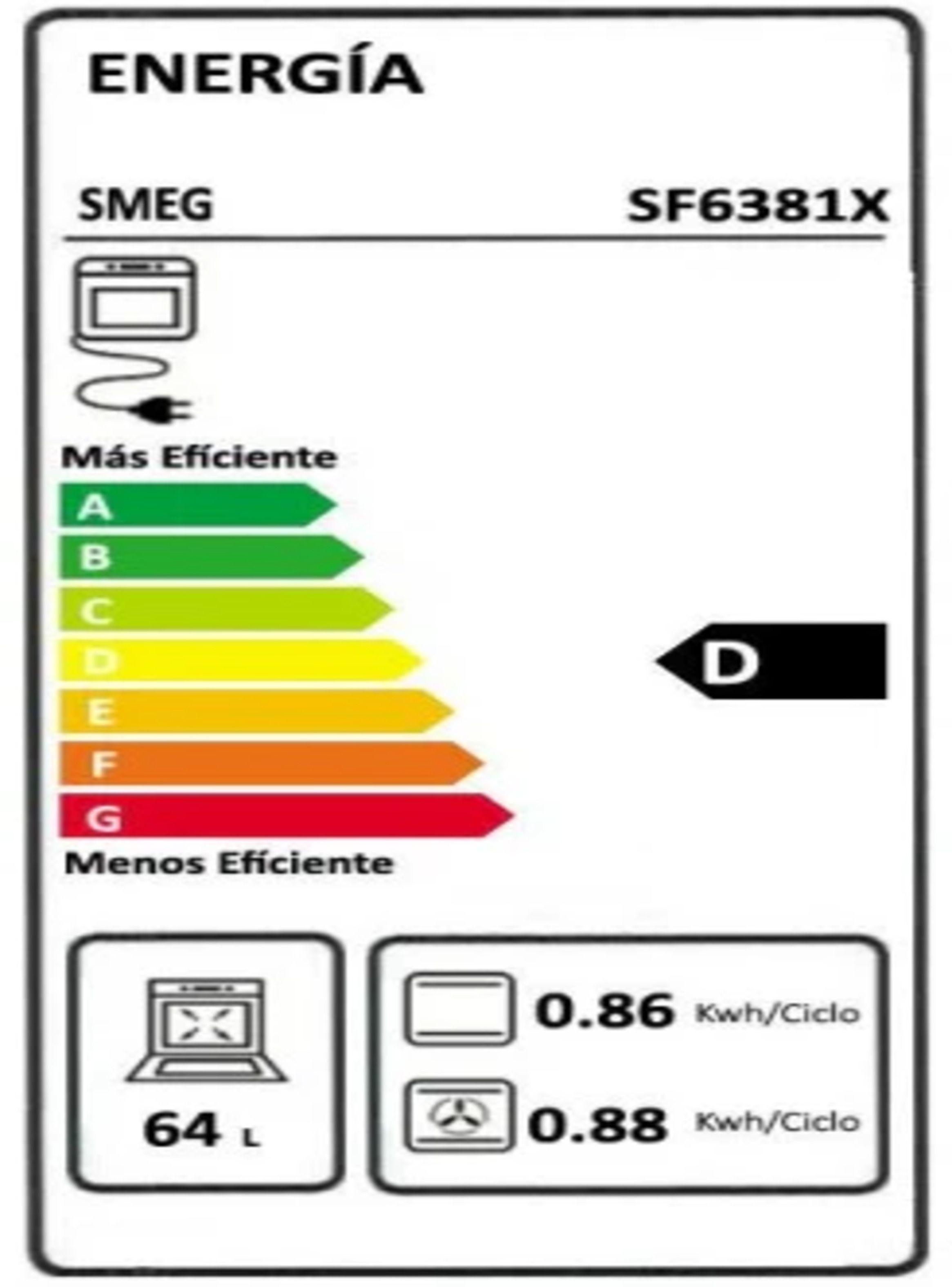 Horno Smeg Classica 60 modelo SF6381X-1