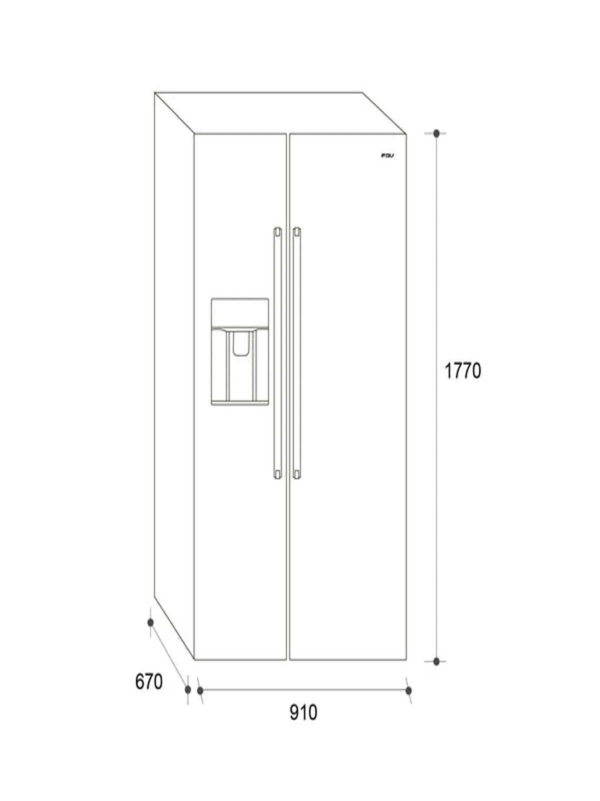 Refrigerador SBS Signature 2.0 513Lts FDV-9