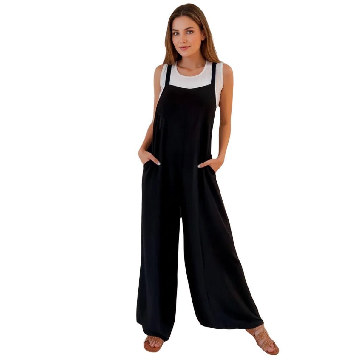 Enterito Jardinera de Lycra Algodón para Mujer – Comodidad y Moda Casual-2