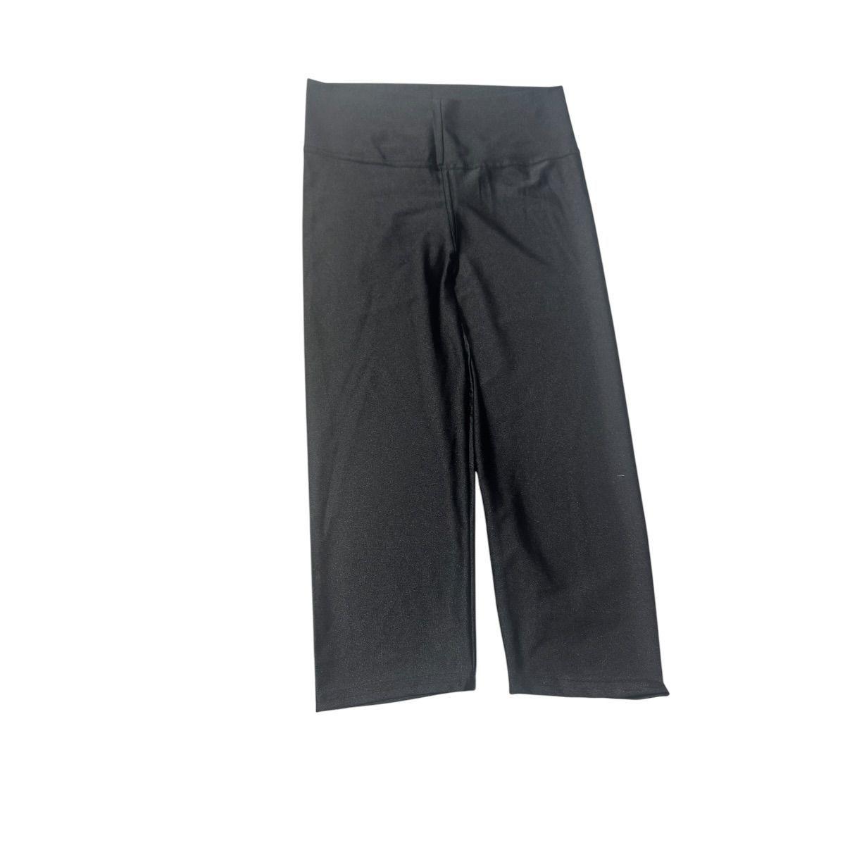 Calza Deportiva Mujer 3 4 Lycra Cintura Alta Fitness Negra-2