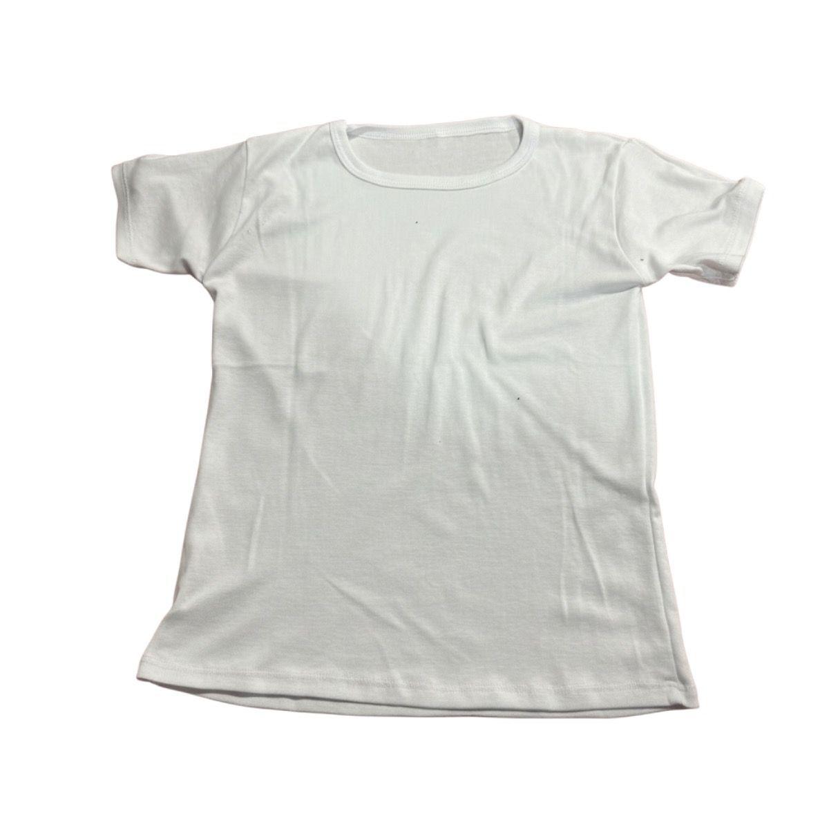 Polera Unisex Algodon Manga Corta Talla 4 A 16-3