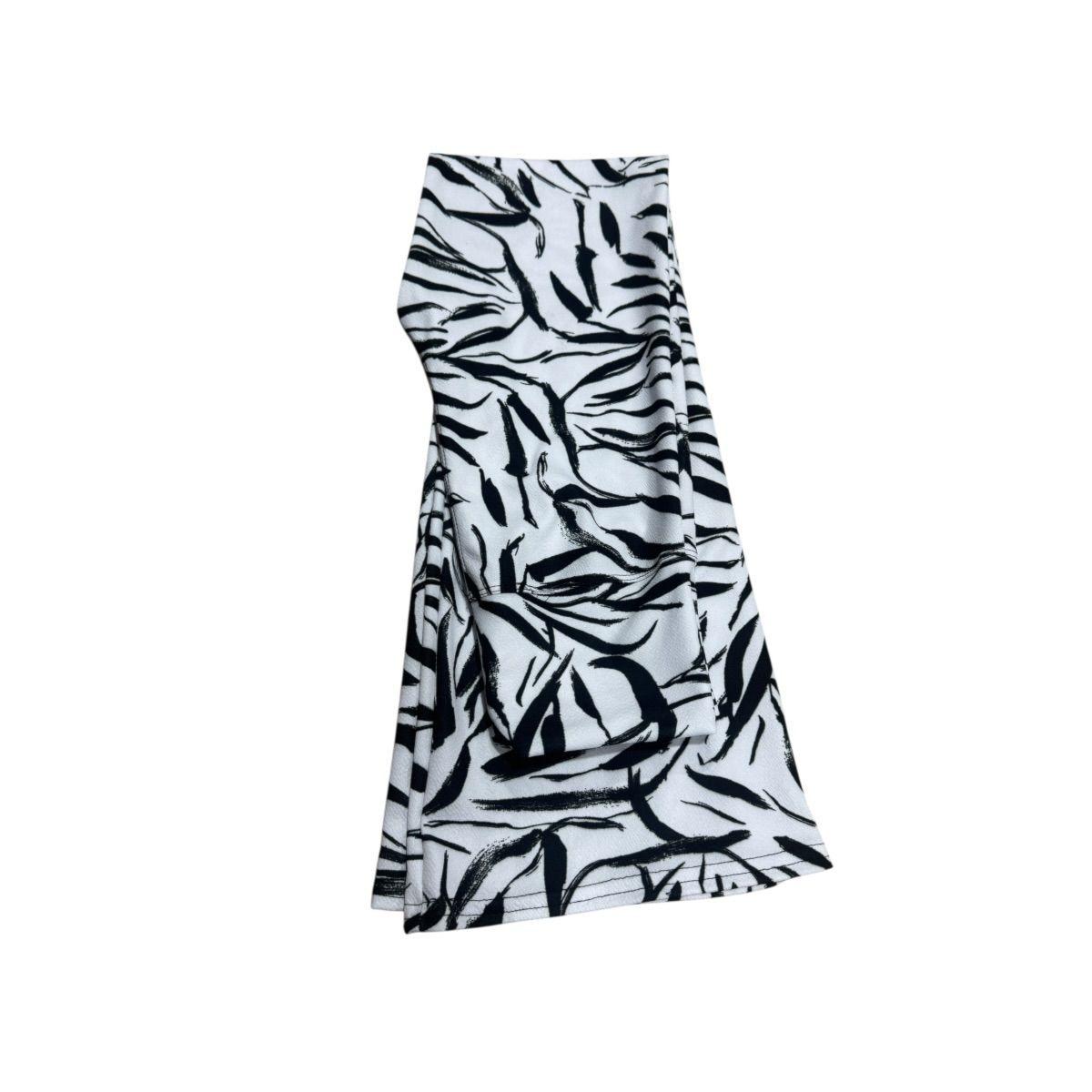 Pantalon Mujer Palazzo Flare Pata Elefante Estampado Zebra-3