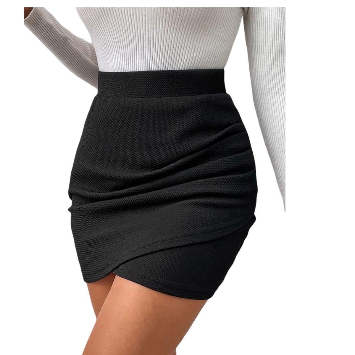 Falda Cruzada de Gamuza Estilo Moda-2