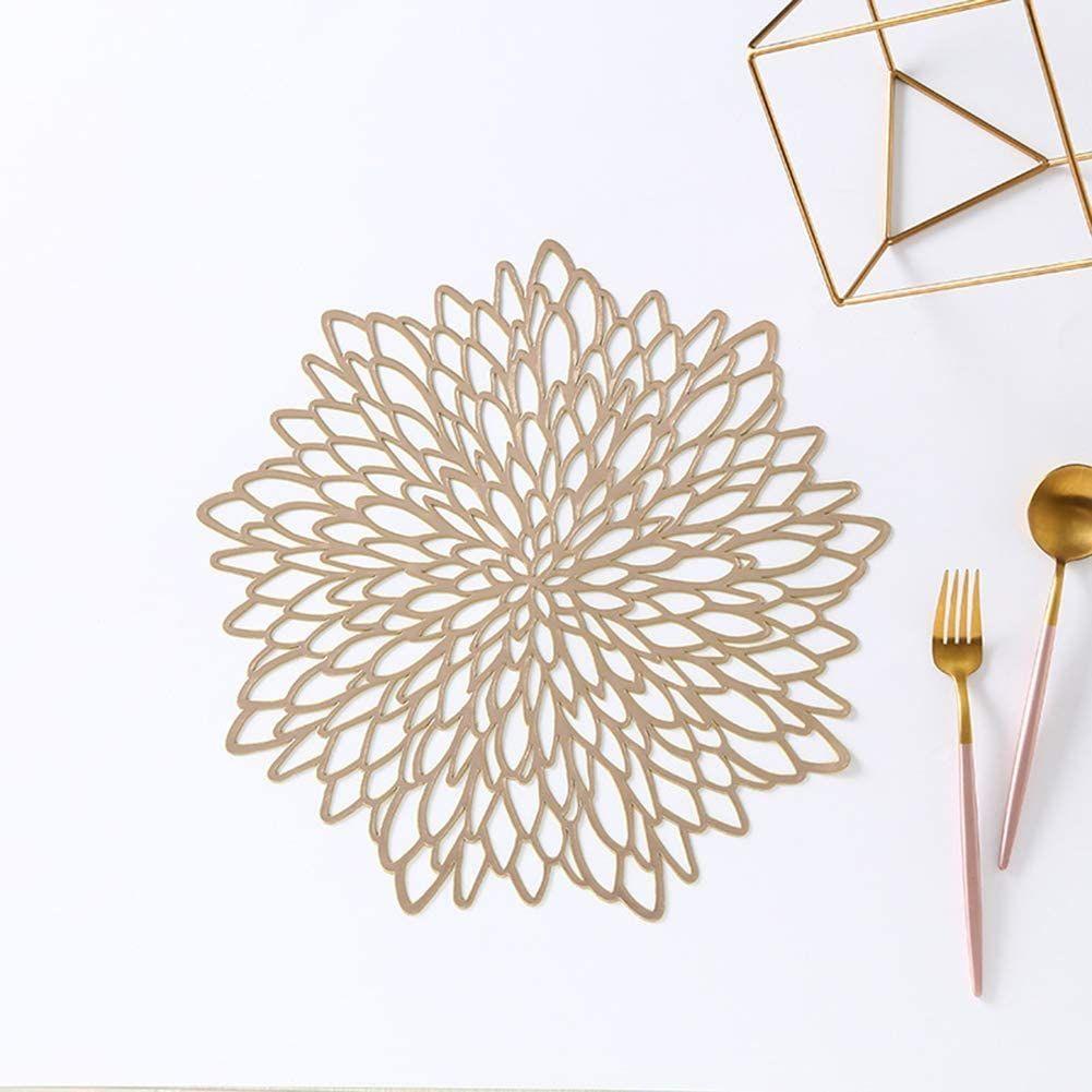 INDIVIDUAL MANDALA PVC 38CM DORADO-2