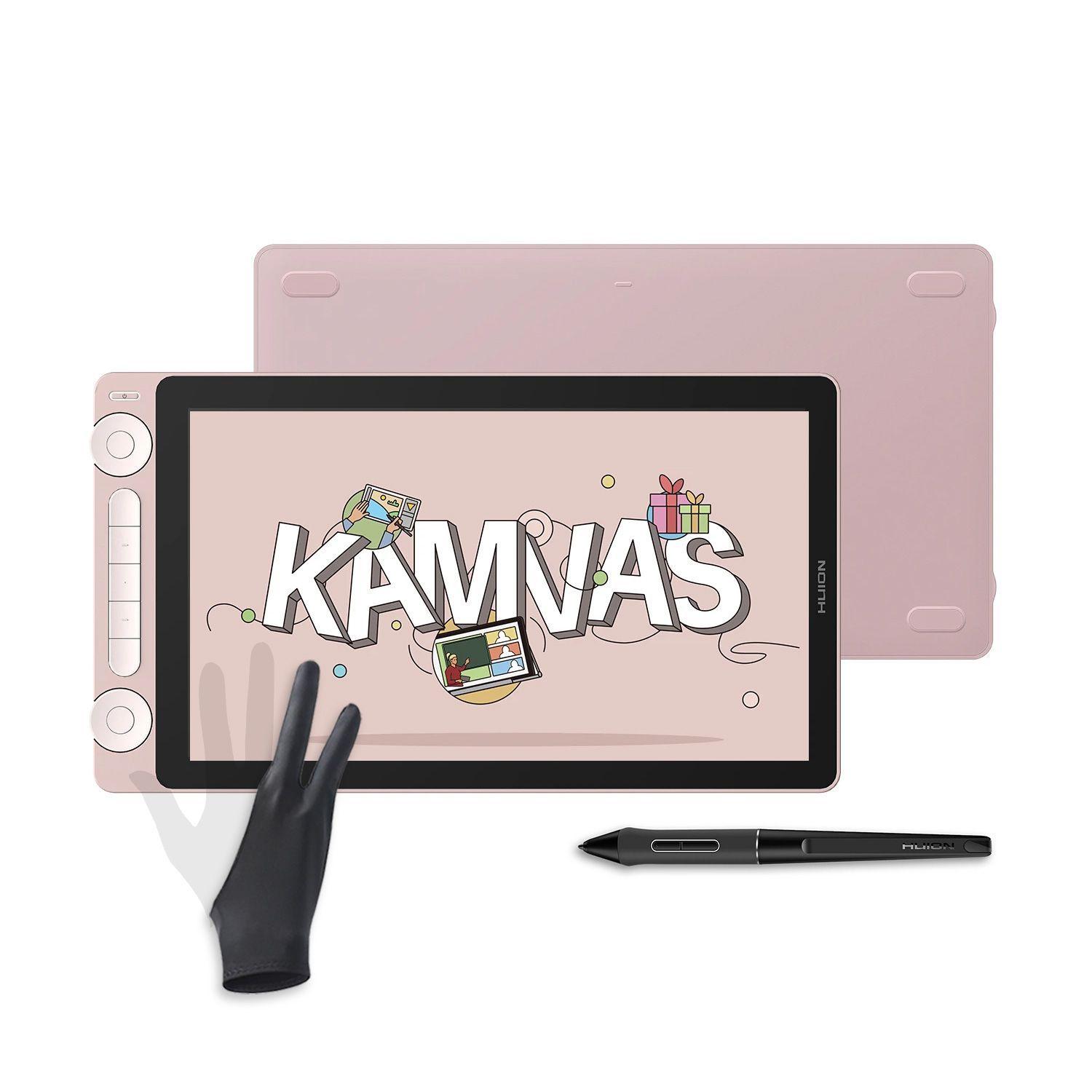 Tableta Gráfica Monitor Huion Kamvas 13 (Gen 3) Pink Doble Dial - HCL-0