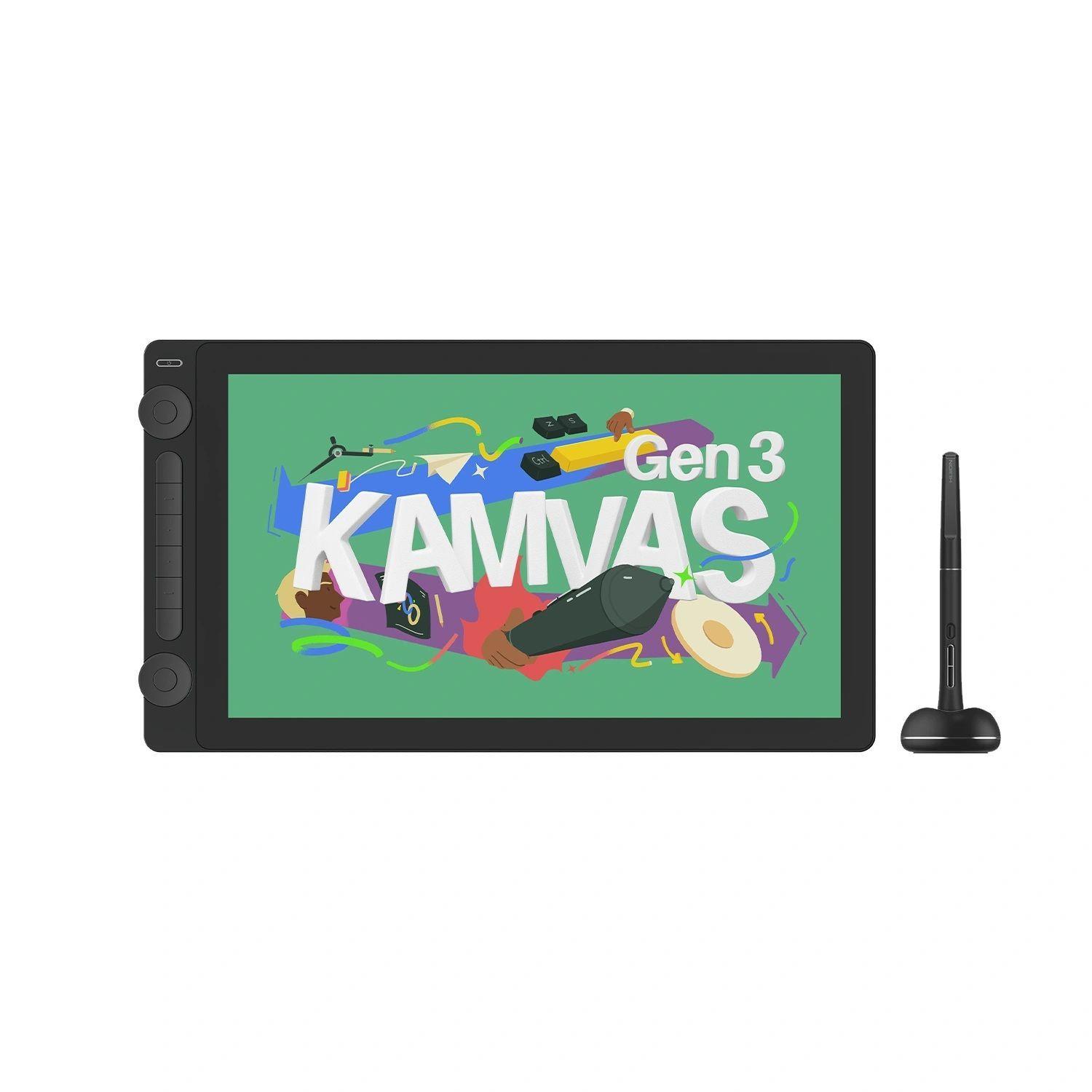 Tableta Gráfica Monitor Huion Kamvas 16 (Gen 3) Doble Dial - HCL-5