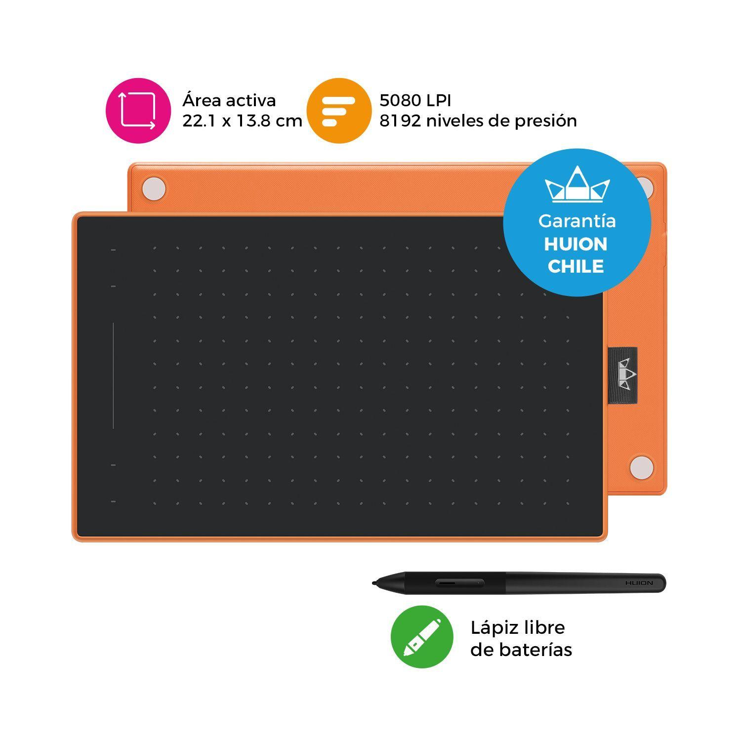 Tableta Gráfica Huion Inspiroy RTM500 Orange - HCL-1