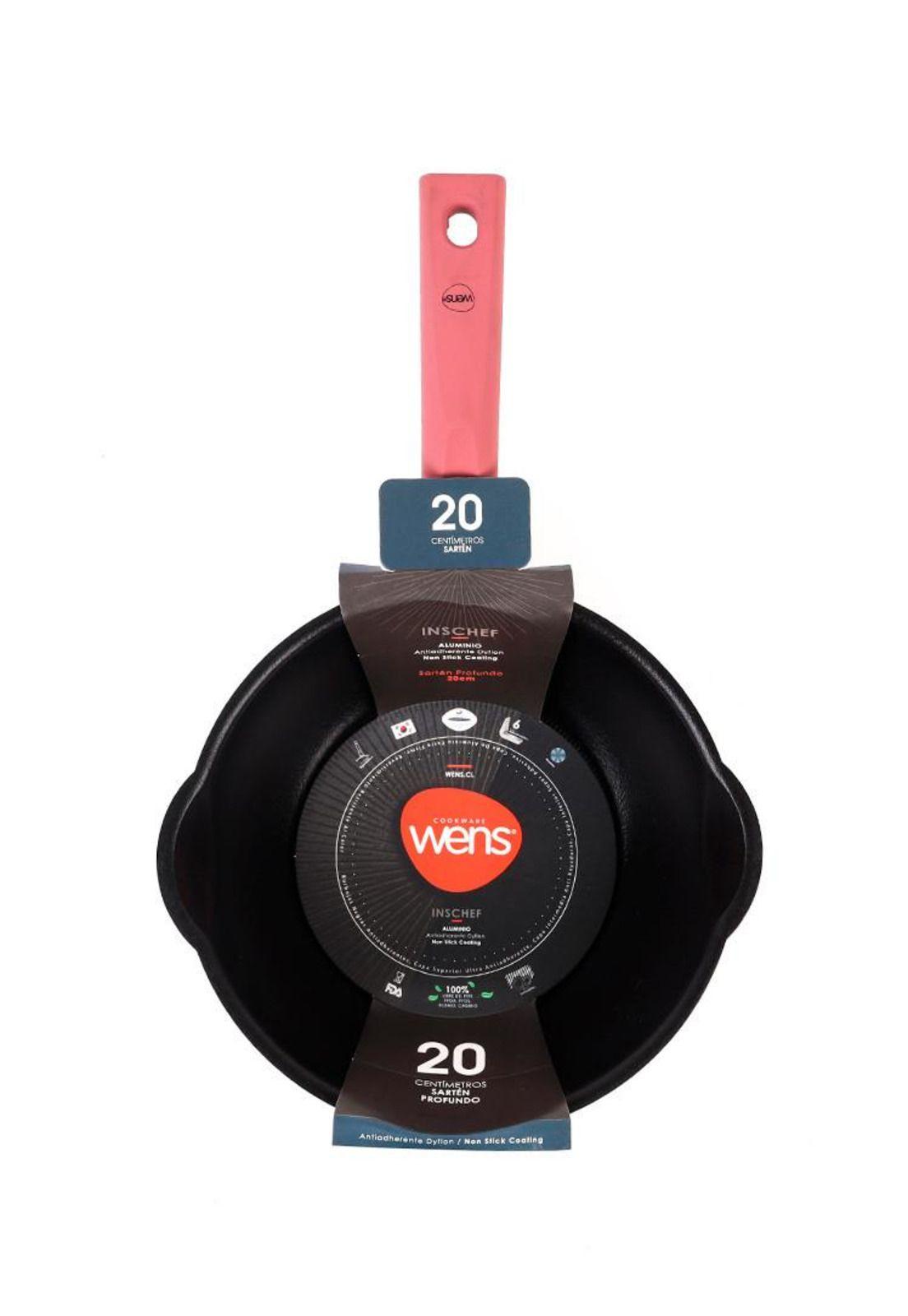 Sartén Profundo 20 Cm Rosa Inschef-1