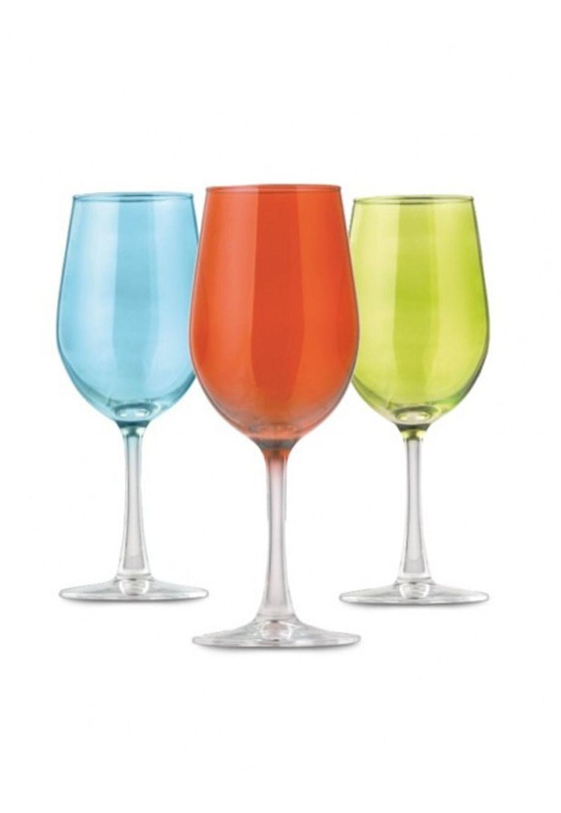 Set De 6 Copas De Vino 320Cc Colores-0
