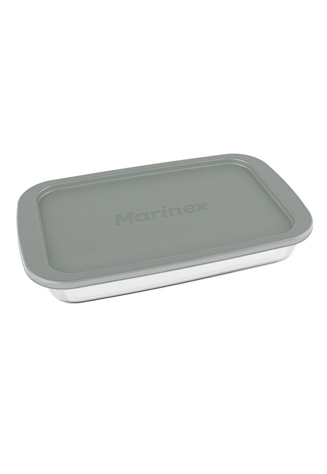 Asadera Con Tapa, Rectangular Grande De 2,9 Litros-0