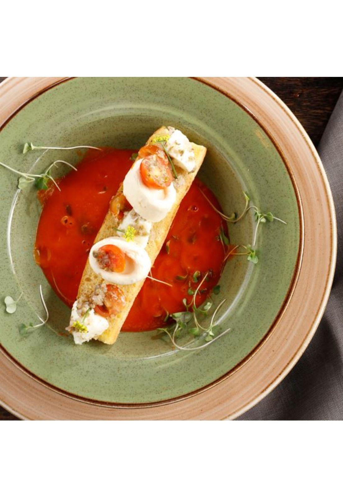 Plato Coupe 23,6 Cm Verde, Artisan-1