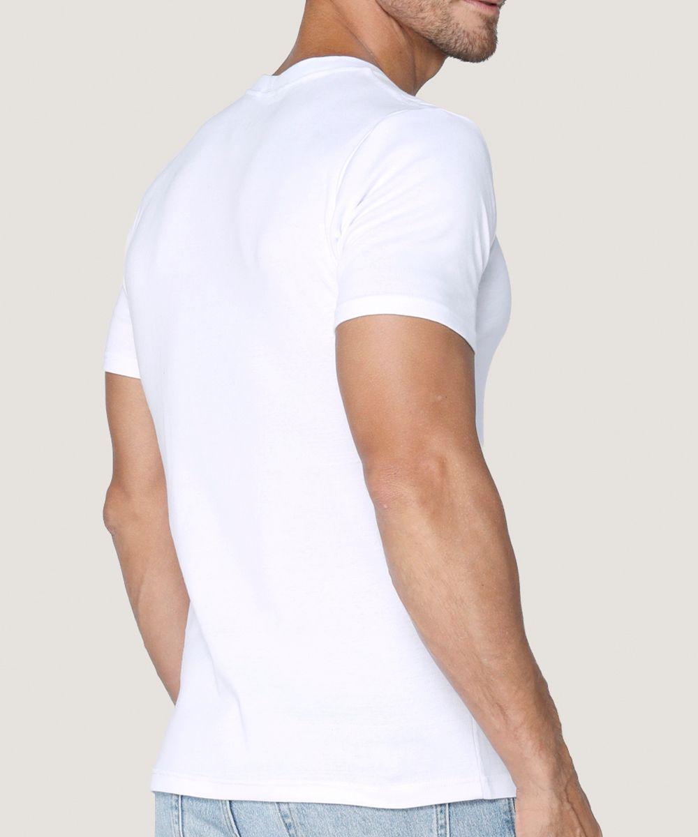 Camiseta Cotton Rib Manga Corta Cuello En V-2