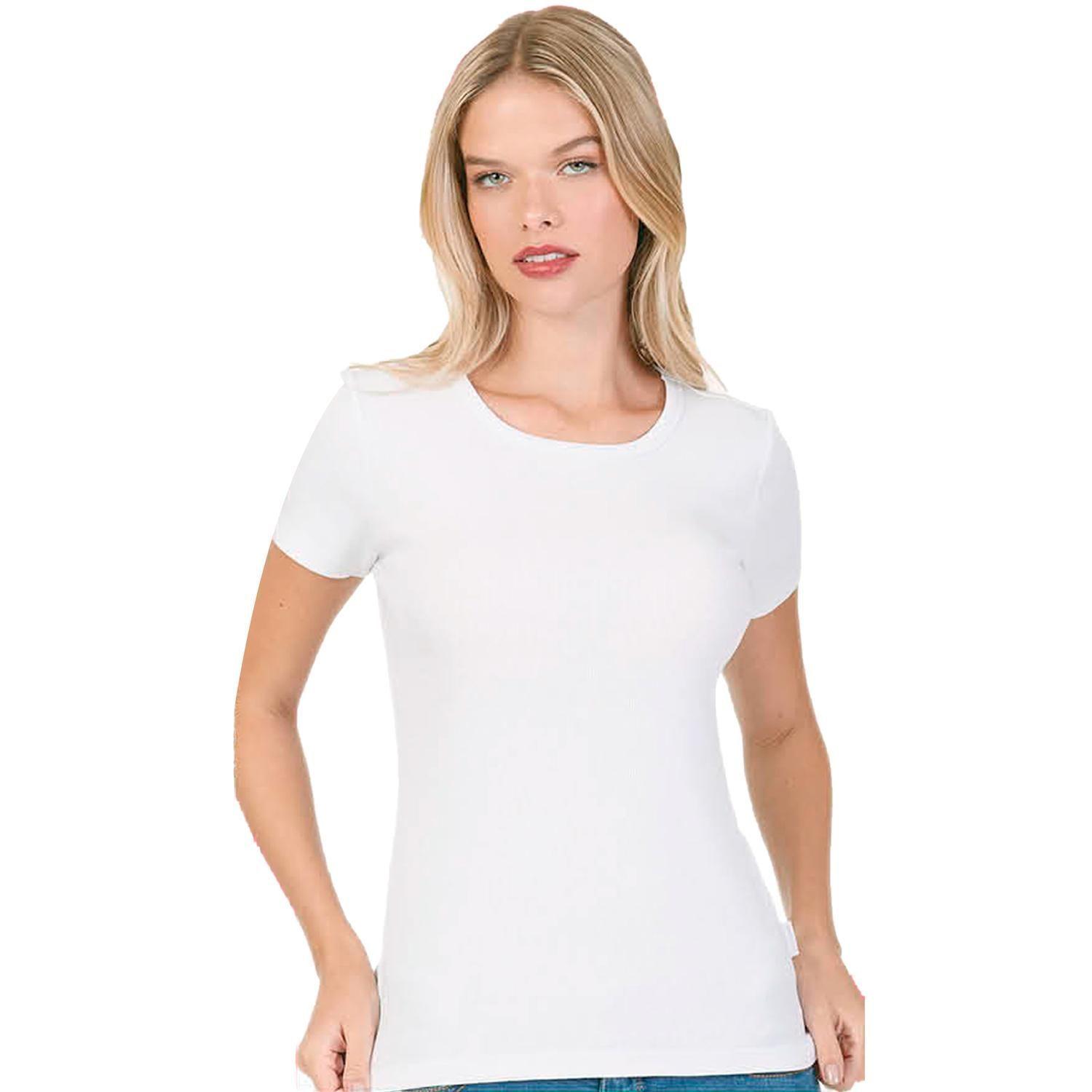 Camiseta Cotton Rib Manga Corta-0