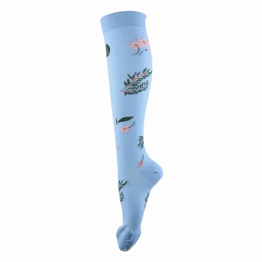 Bucaneras Compresion Nylon Flores Rosadas Mujer TORNASOL-2
