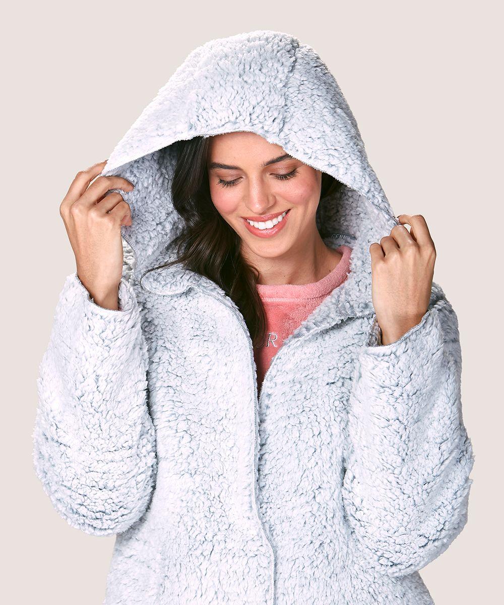 Bata Corderito | Abrigo Acogedor Para El Frío Diario-3