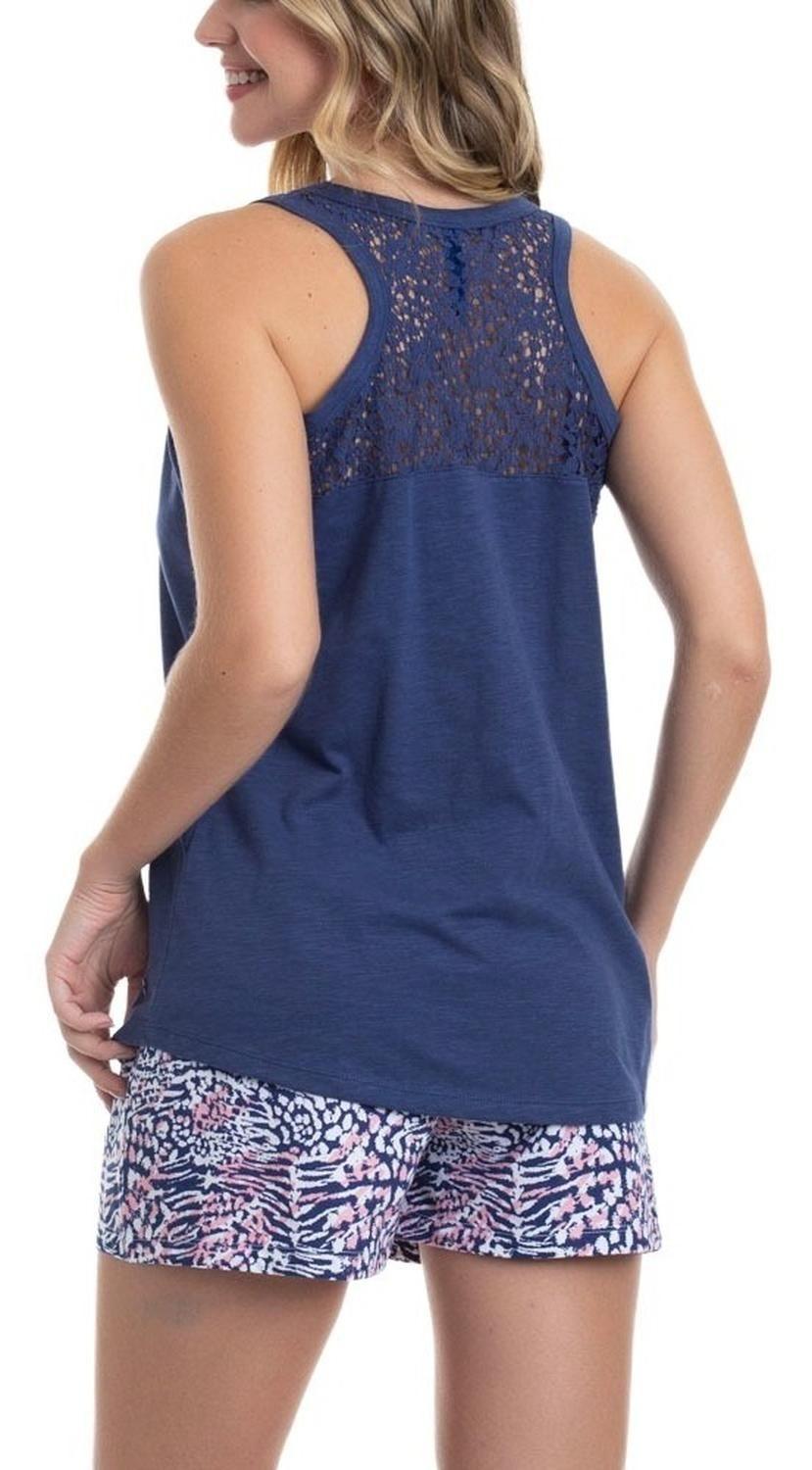 Pijama Short Cotton Lady Genny-1