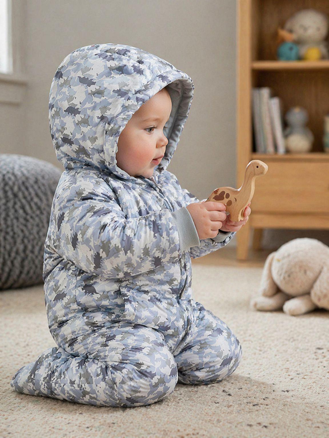 Enterito termico bebe camuflado dino | Comodidad total-8