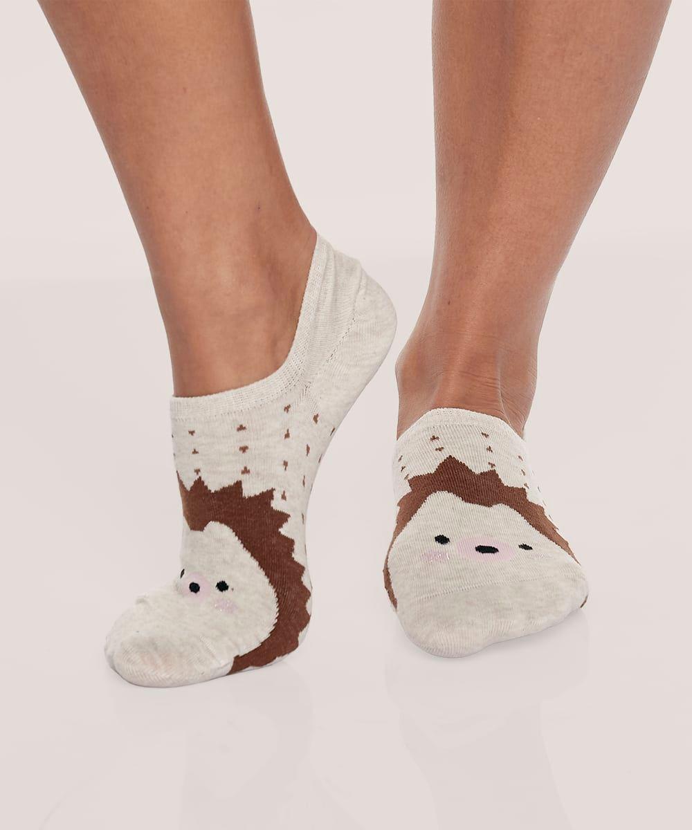 Calcetines Invisible Algodon Estampado Mujer LADY GENNY-2