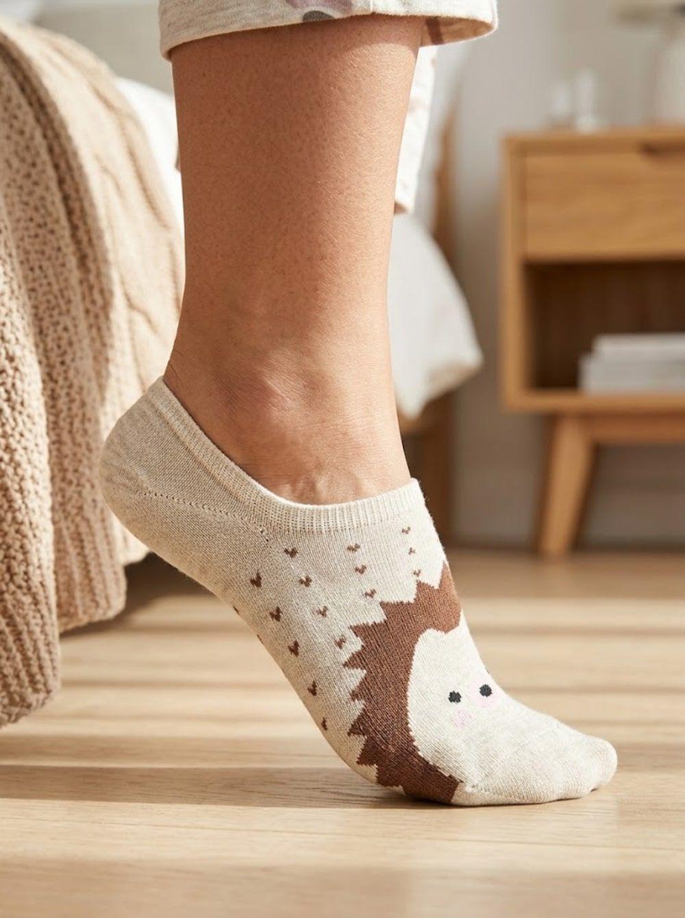 Calcetines Invisible Algodon Estampado Mujer LADY GENNY-3