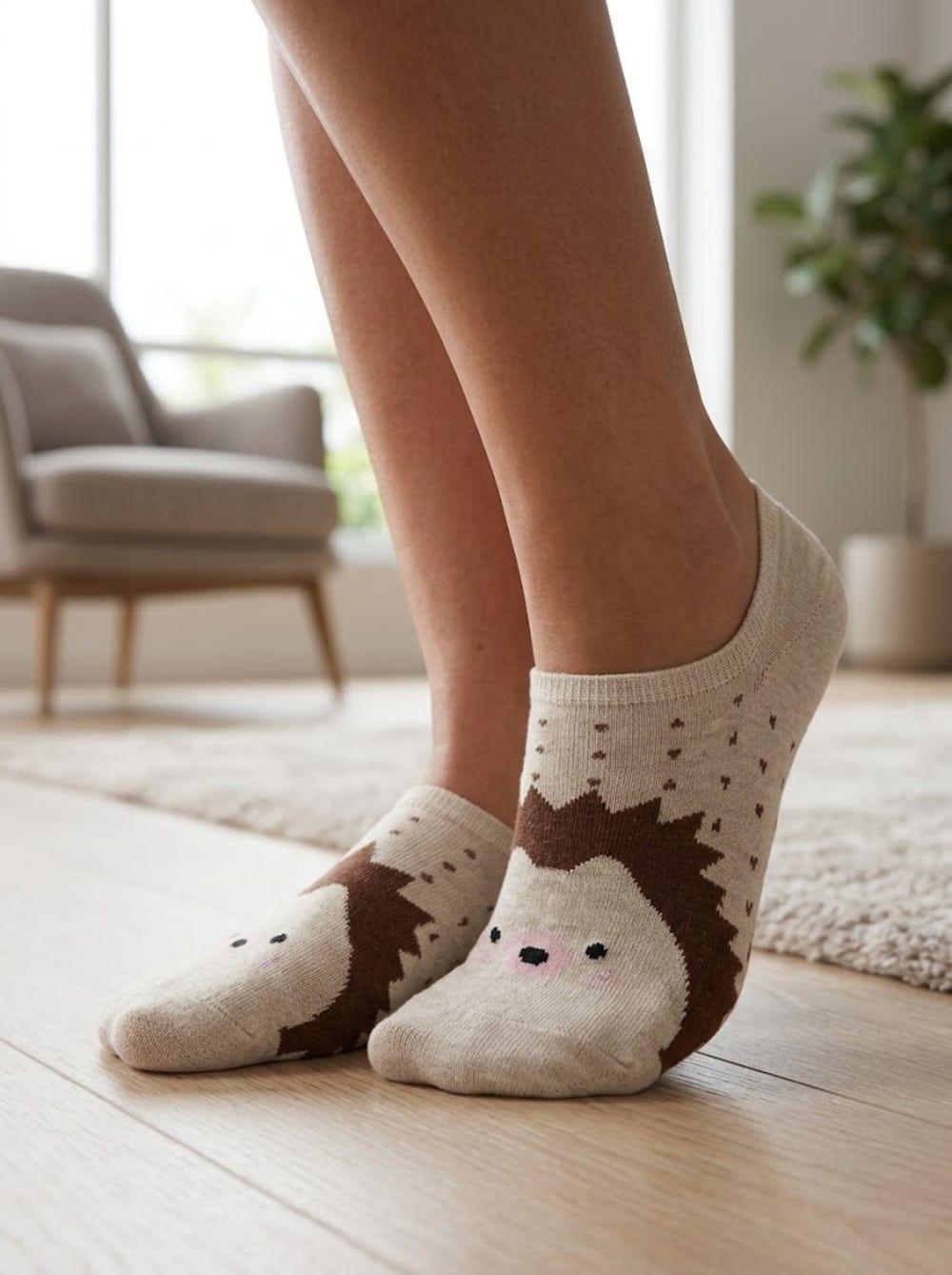 Calcetines Invisible Algodon Estampado Mujer LADY GENNY-4