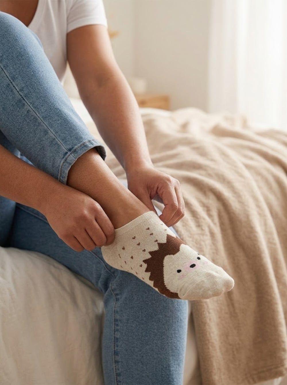 Calcetines Invisible Algodon Estampado Mujer LADY GENNY-7