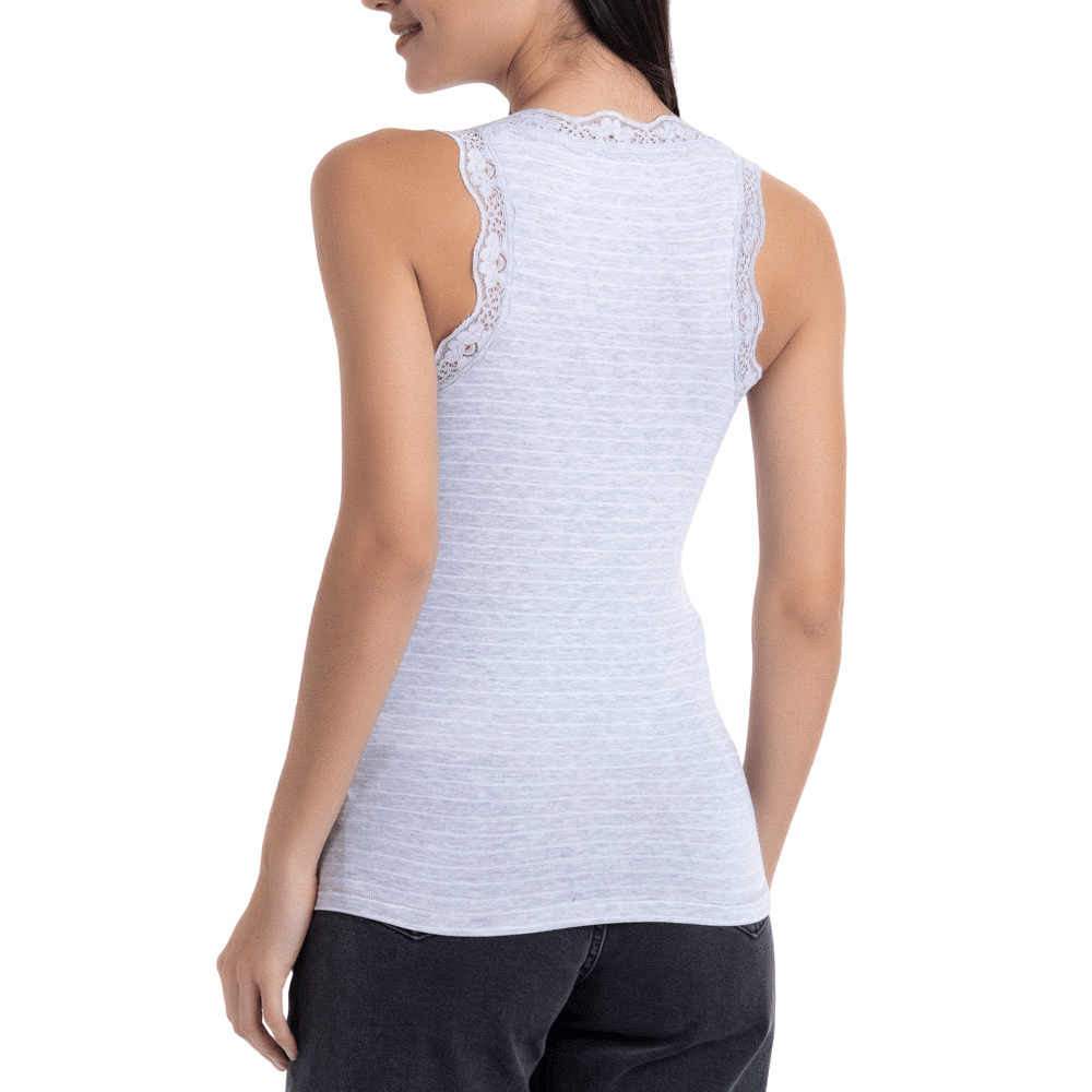 Camiseta Bamboo Encaje | Suavidad y Estilo-1