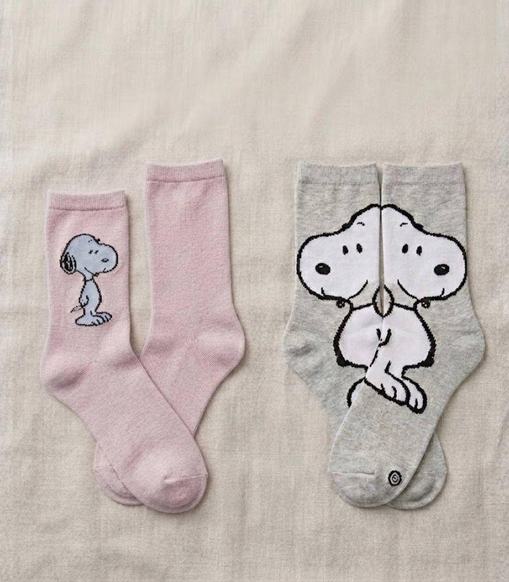 Pack 2 Calcetines Snoopy Mujer | Alegría en tus Pies-0