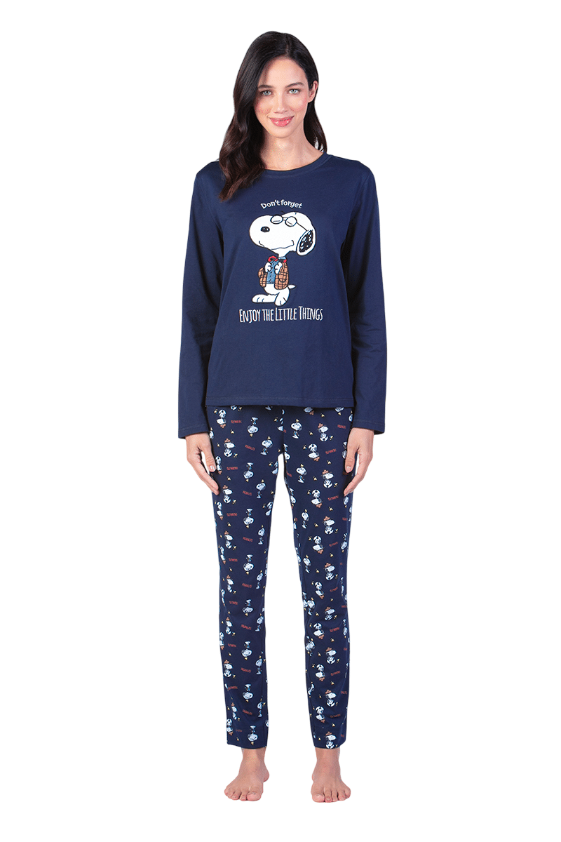 Pijama Algodón Snoopy-0