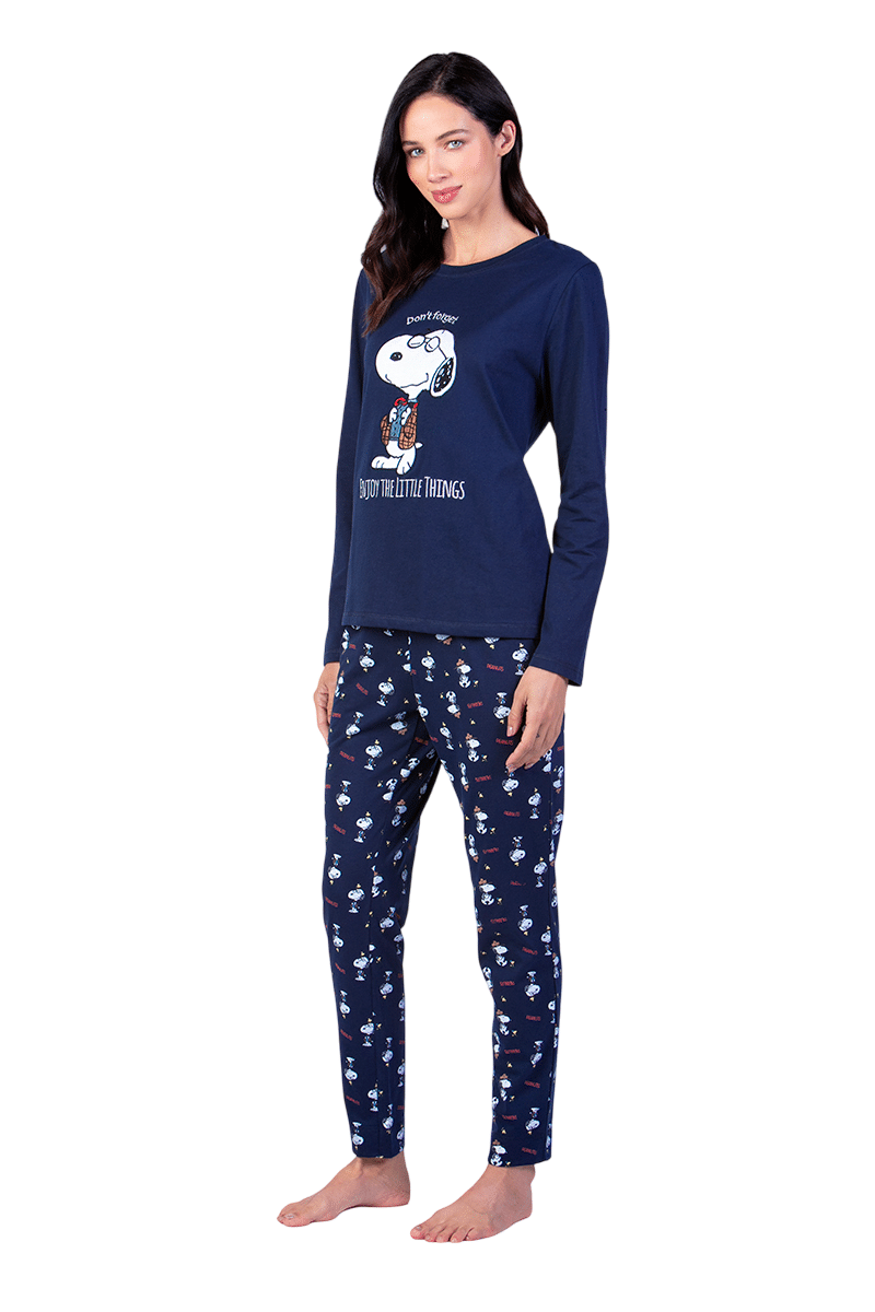 Pijama Algodón Snoopy-2