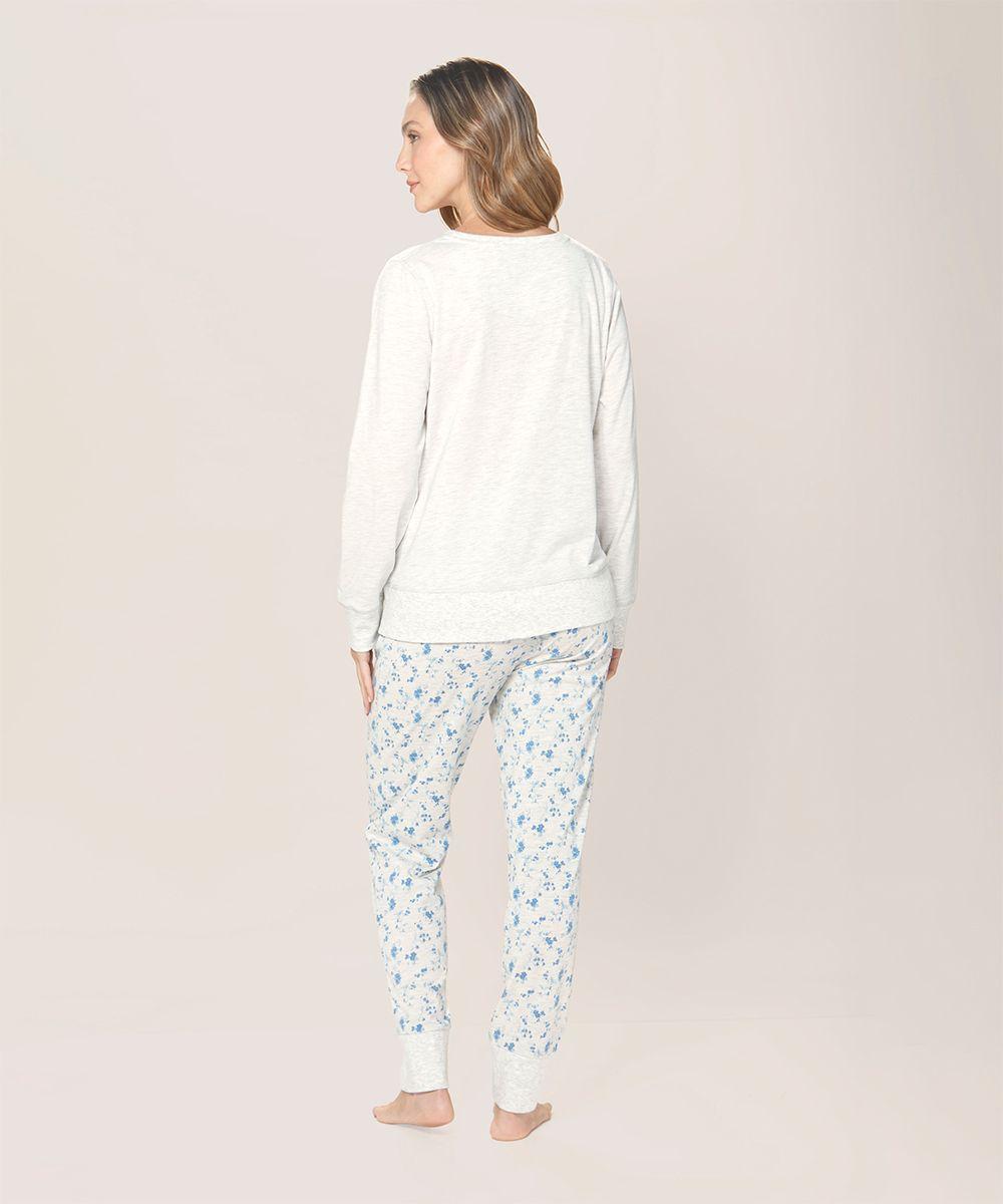 Pijama Cotton Mujer Floral | Comodidad Única-2