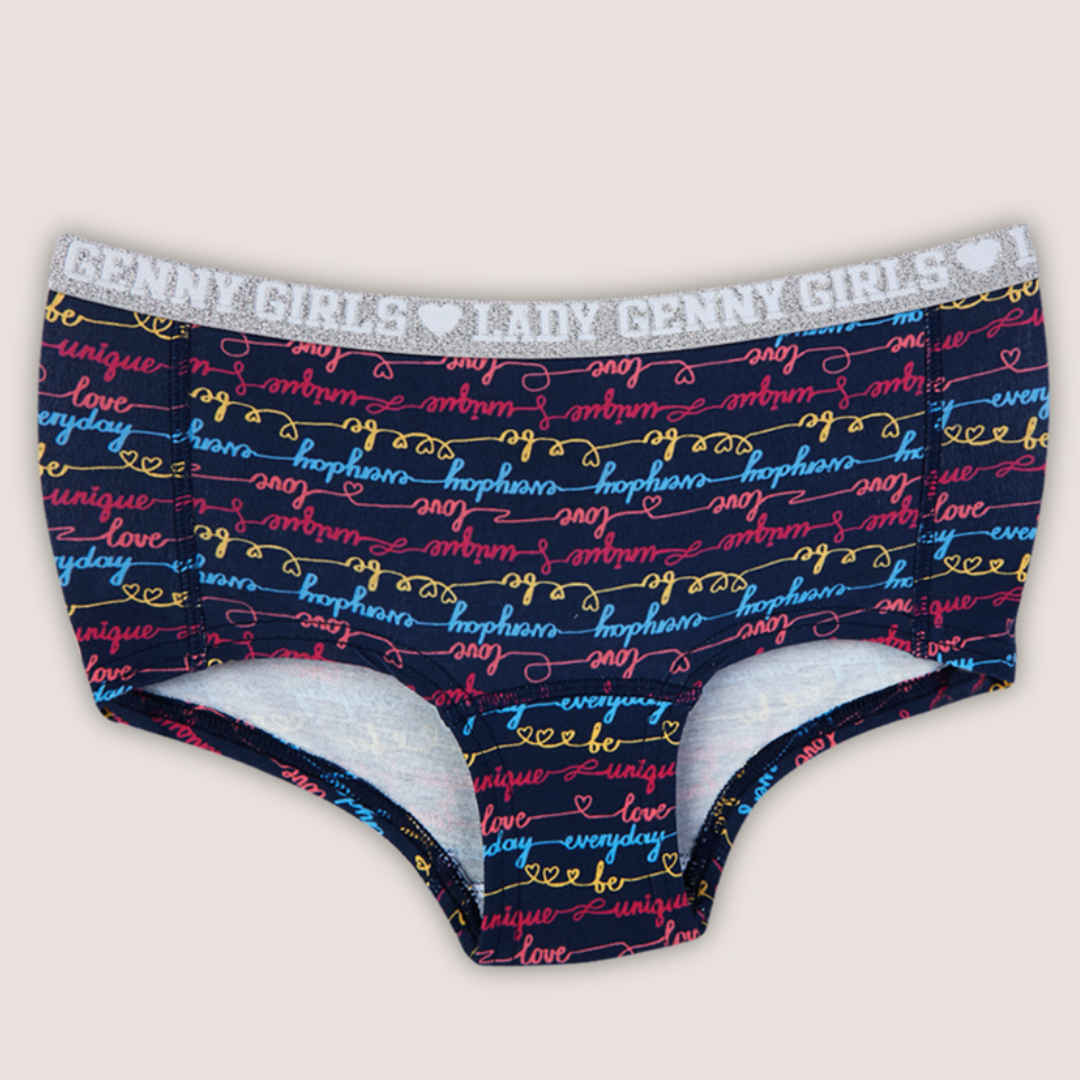 Pantaleta Infantil Algodón Glitter | Comodidad y Estilo-3