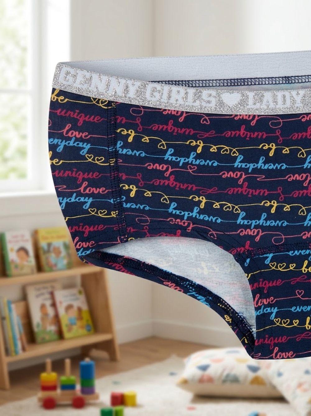 Pantaleta Infantil Algodón Glitter | Comodidad y Estilo-4