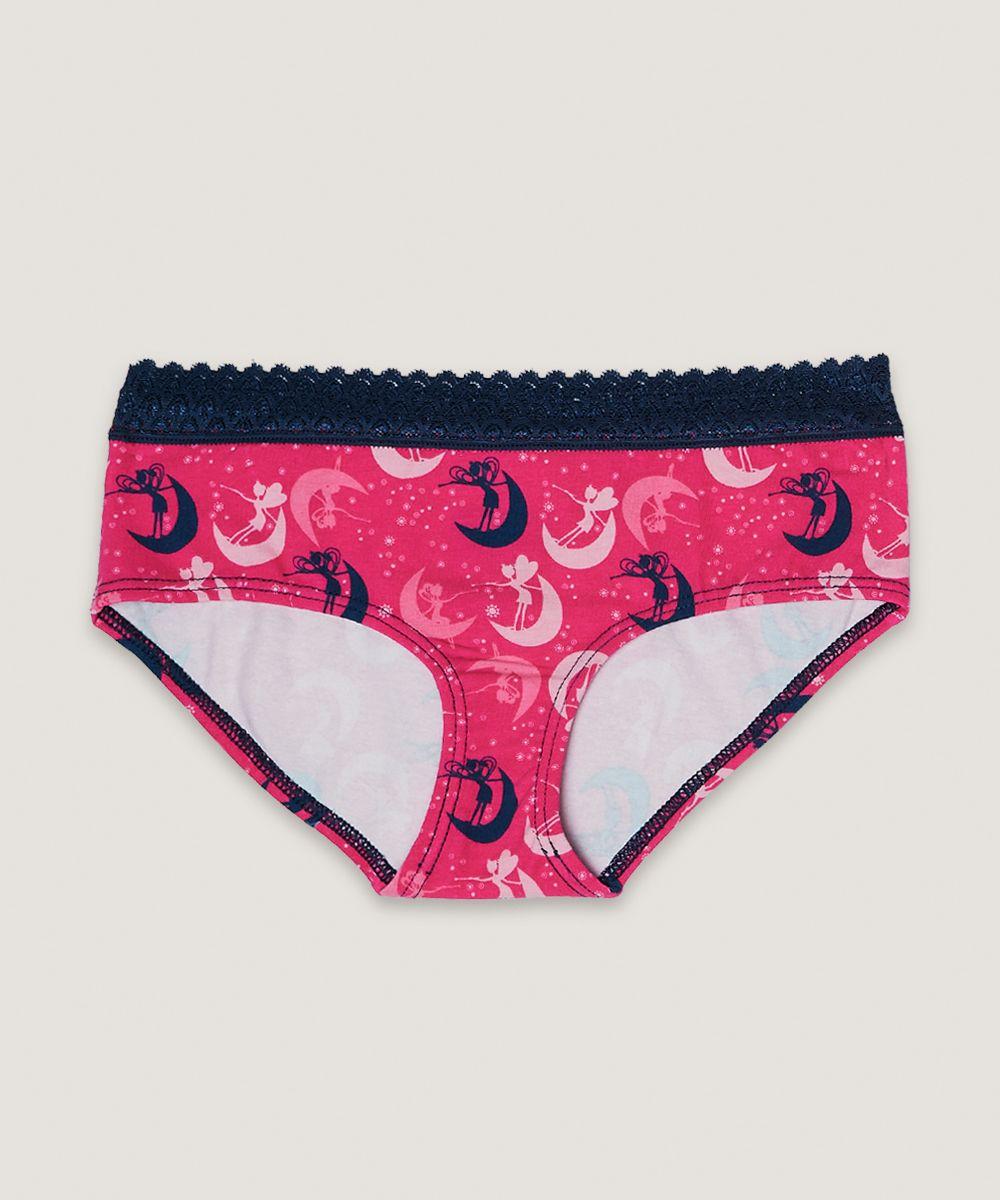 Pantaleta De Algodón Elasticado Niña-0