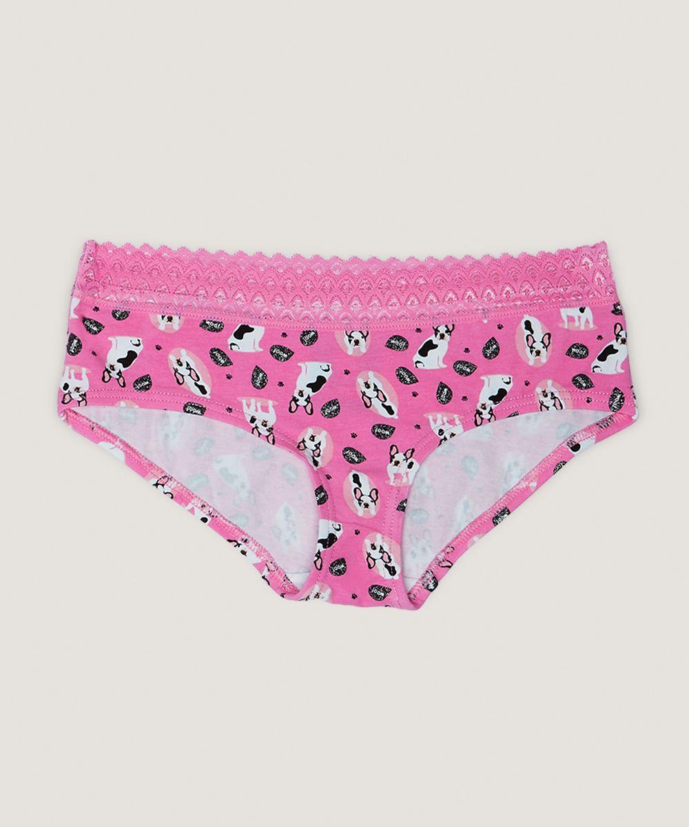 Pantaleta De Algodón Elasticado Niña-0