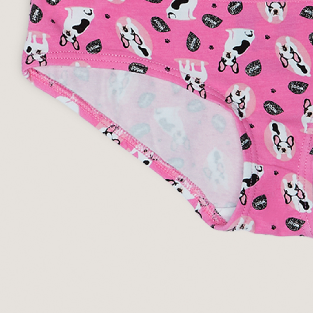 Pantaleta De Algodón Elasticado Niña-2