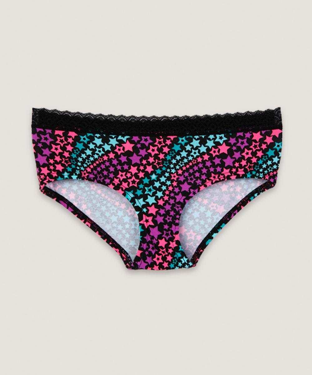 Pantaleta De Algodón Elasticado Niña-0