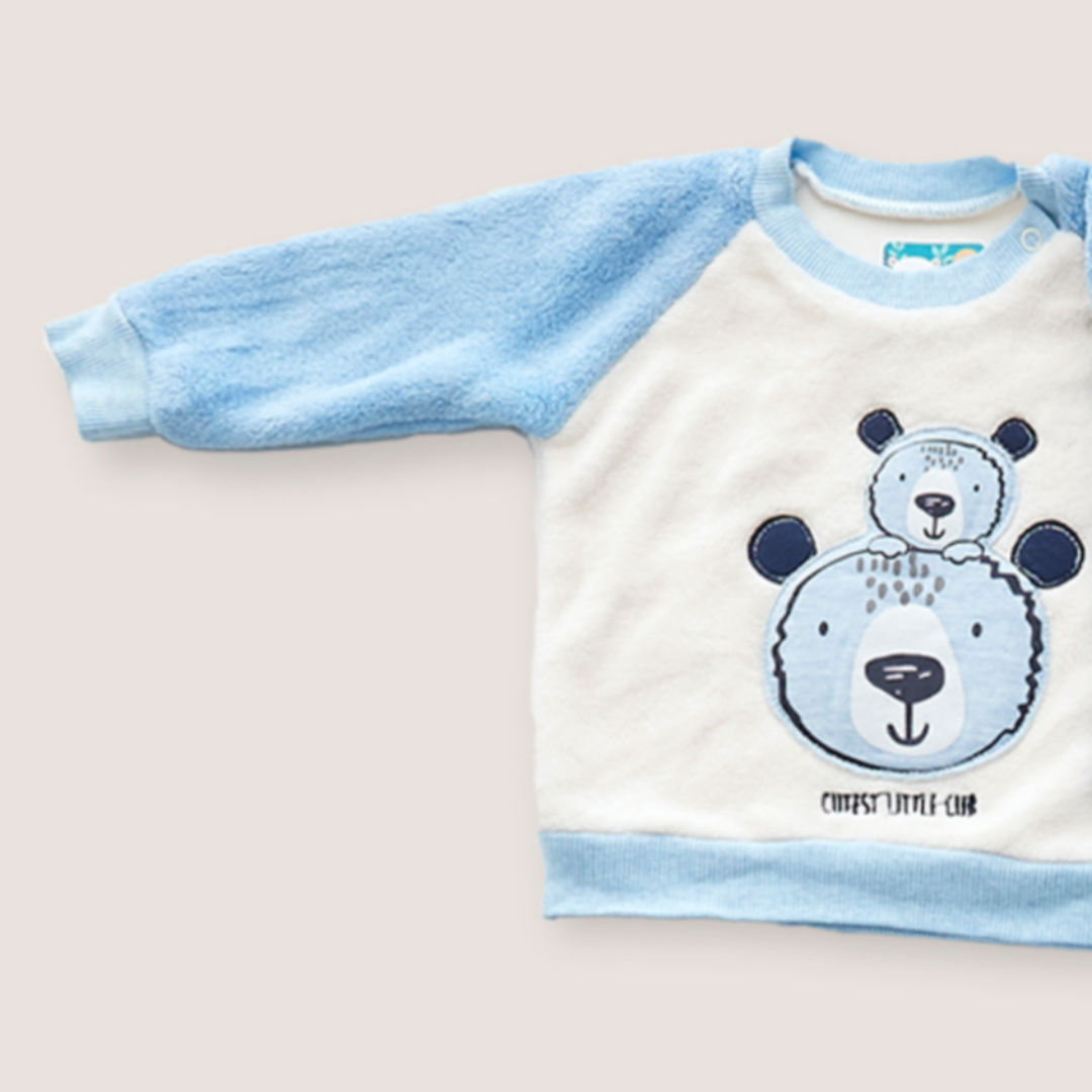 Pijama 2 Piezas Franela Y Polar-3